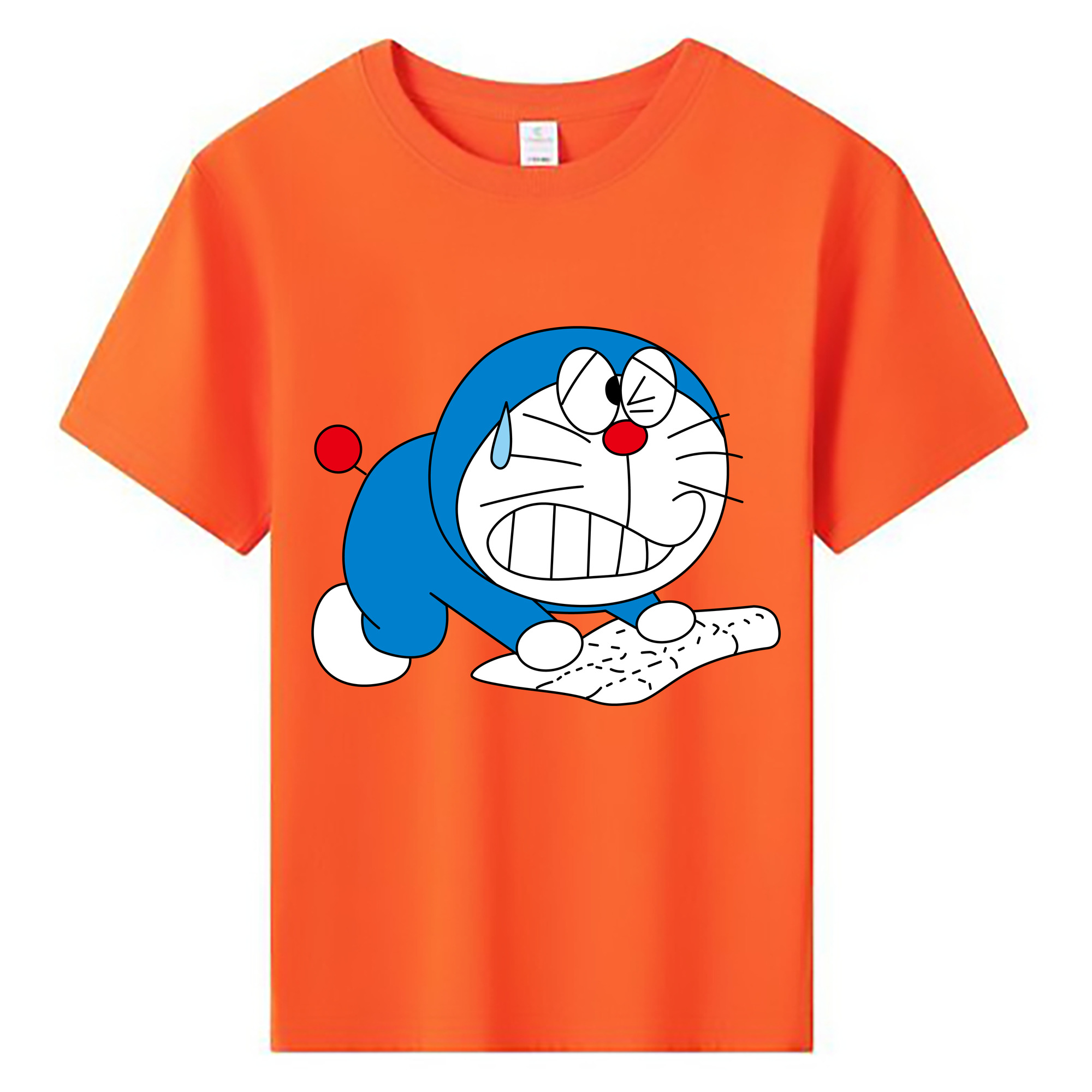 （画像用） ドラえもん Doraemon 綿100％キッズTシャツ（フロントプリント）
