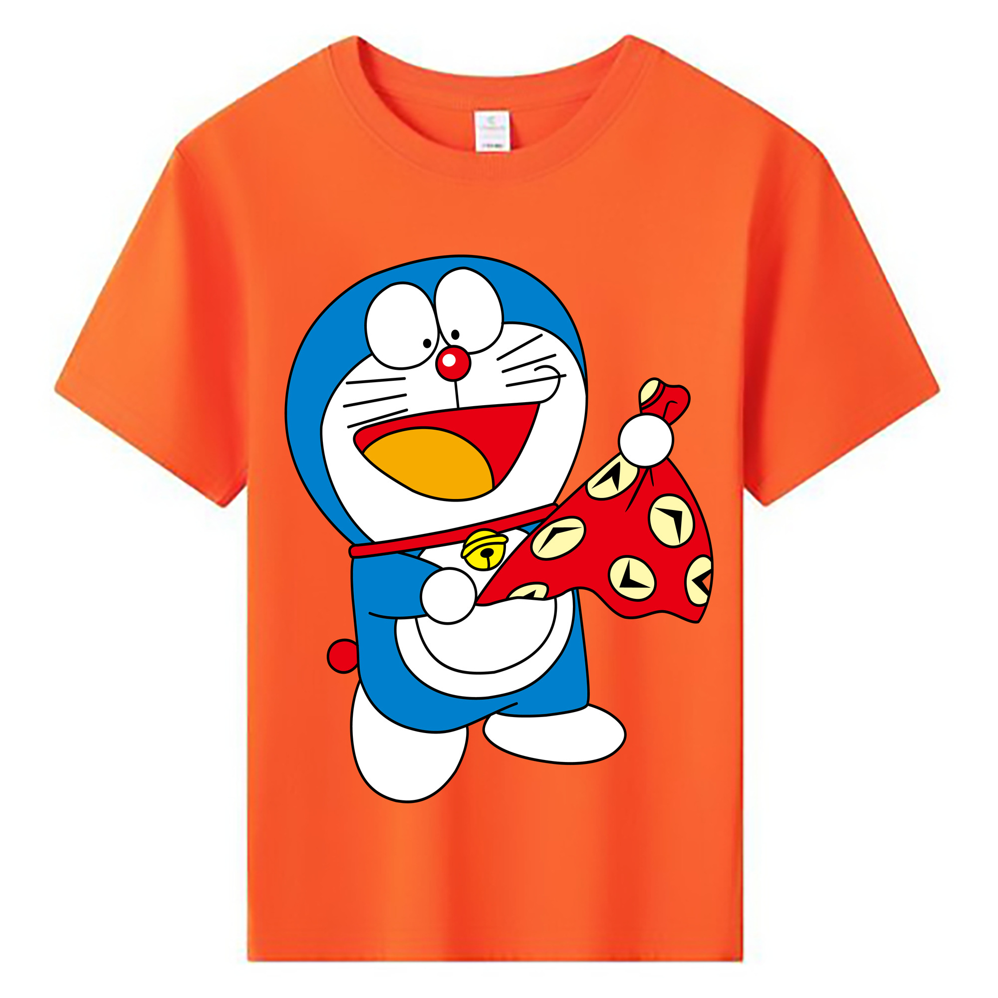 （画像用） ドラえもん Doraemon 綿100％キッズTシャツ（フロントプリント）