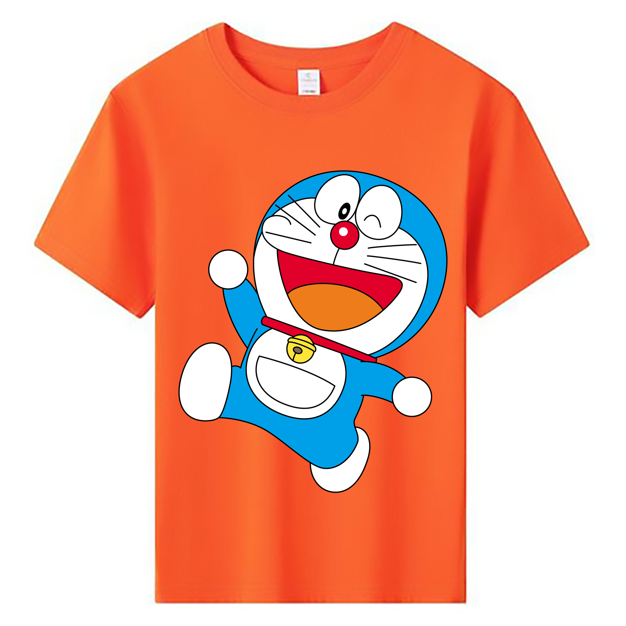 （画像用） ドラえもん Doraemon 綿100％キッズTシャツ（フロントプリント）