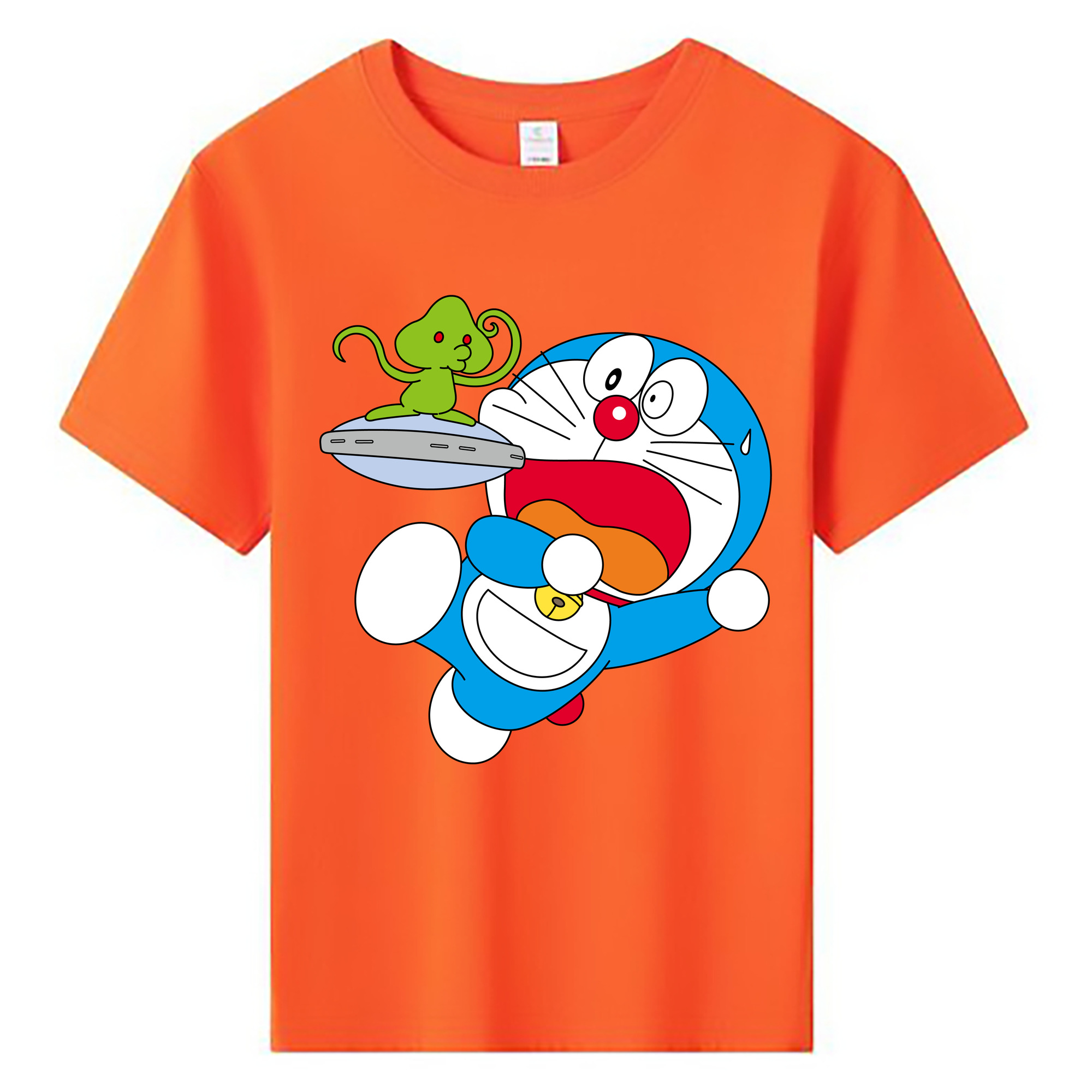 （画像用） ドラえもん Doraemon 綿100％キッズTシャツ（フロントプリント）