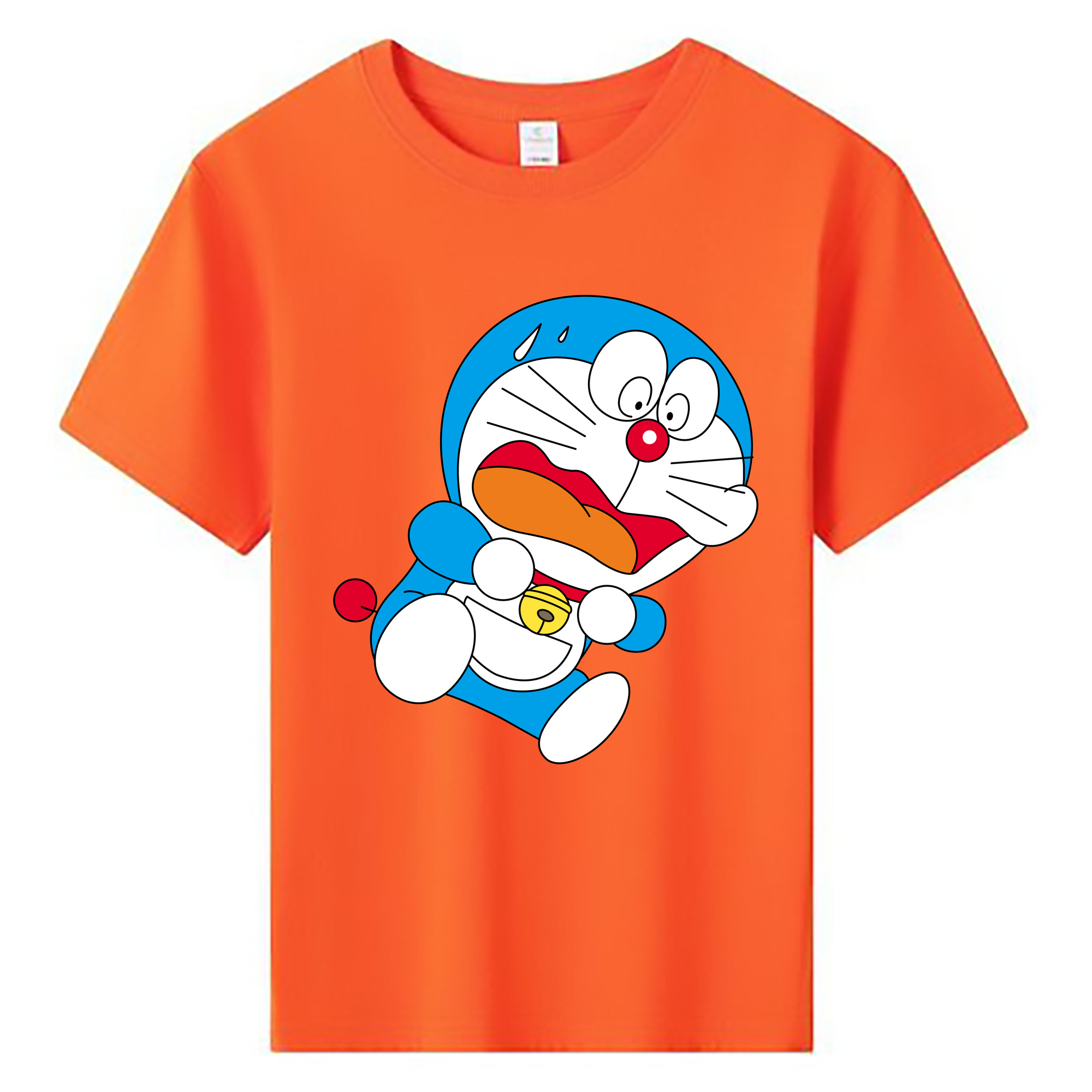 （画像用） ドラえもん Doraemon 綿100％キッズTシャツ（フロントプリント）