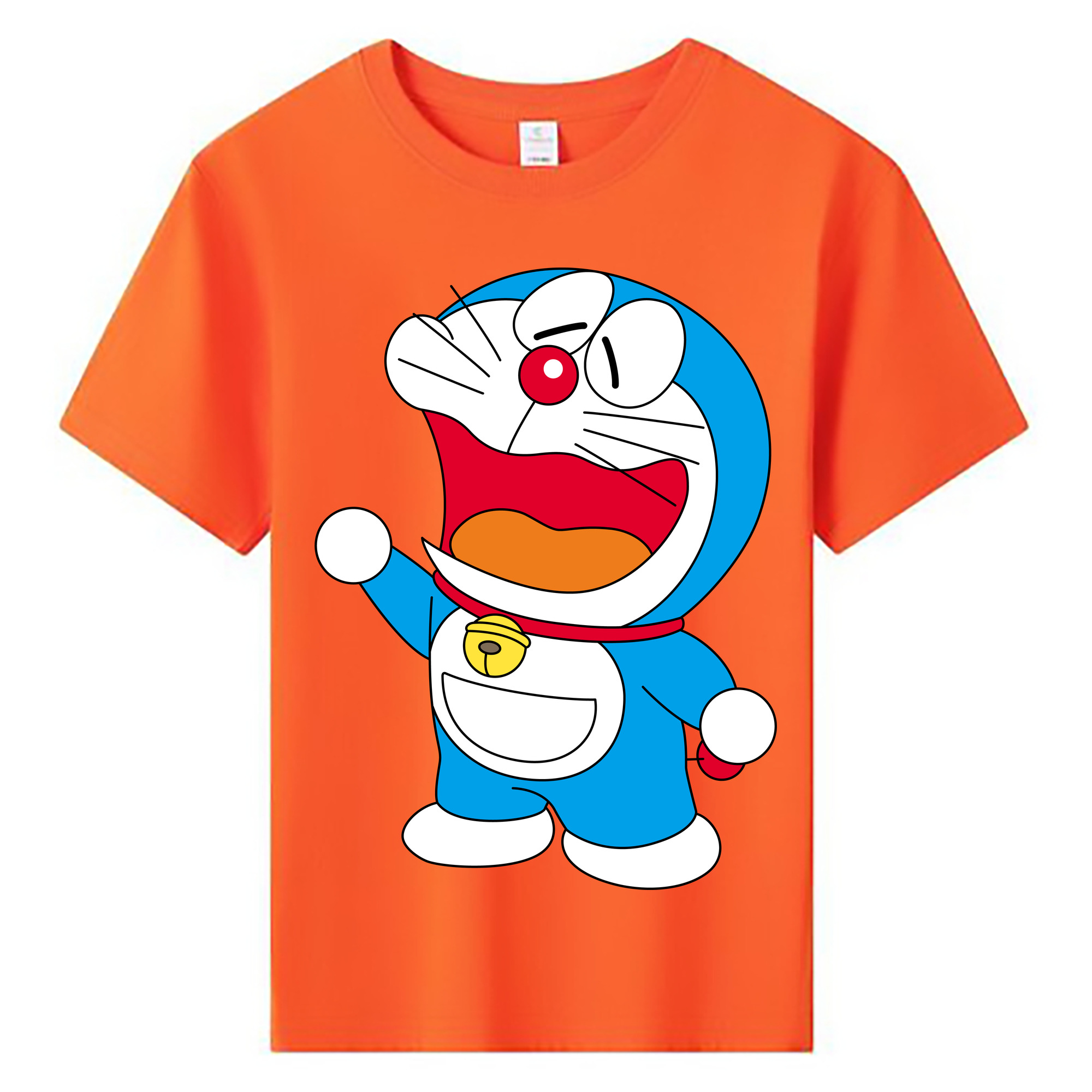 （画像用） ドラえもん Doraemon 綿100％キッズTシャツ（フロントプリント）