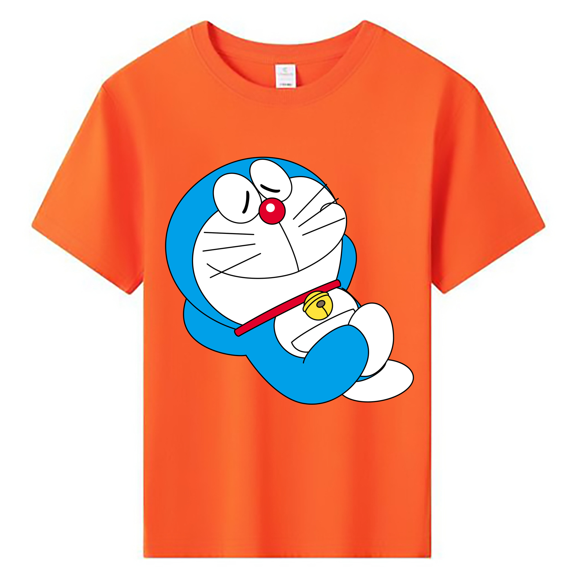 （画像用） ドラえもん Doraemon 綿100％キッズTシャツ（フロントプリント）