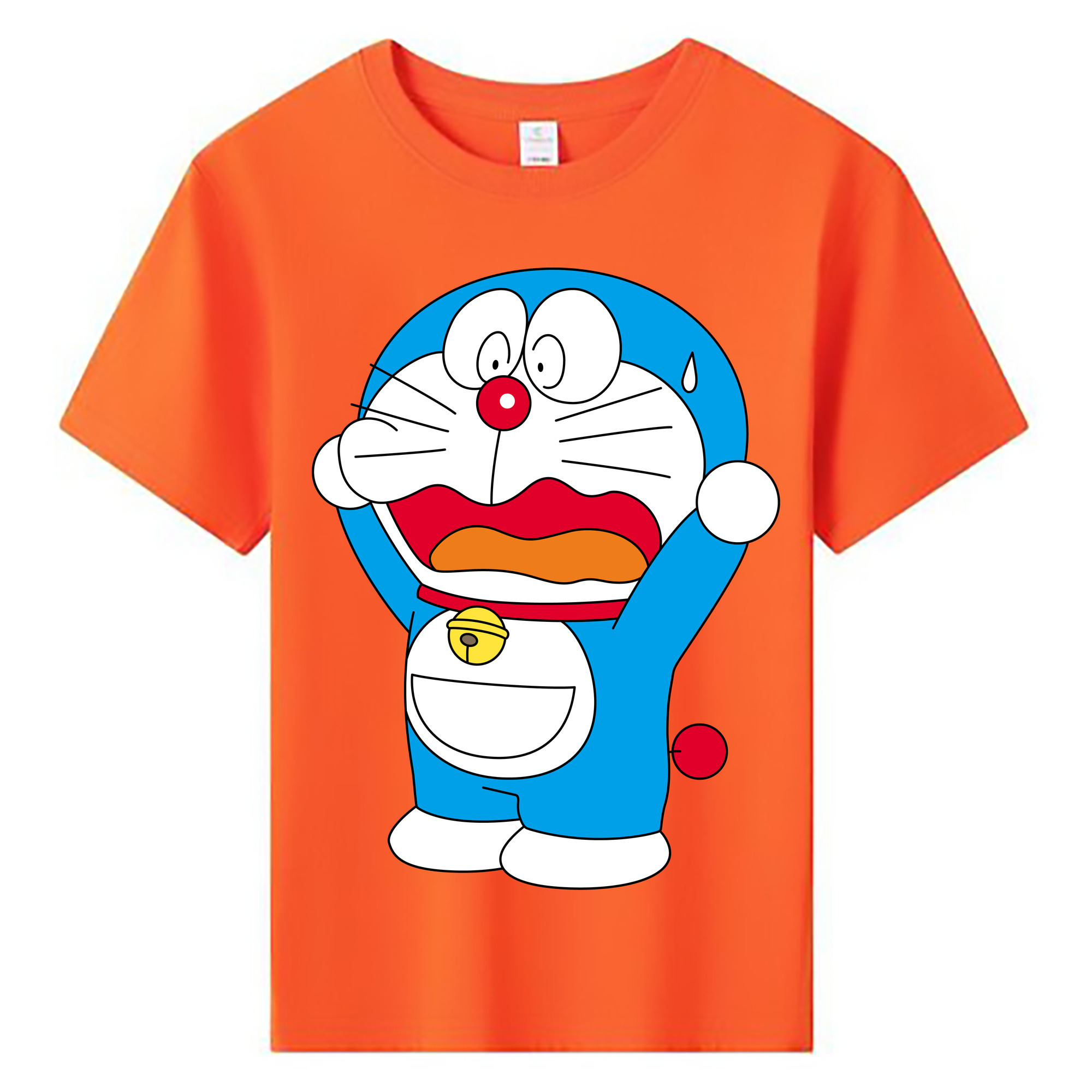 （画像用） ドラえもん Doraemon 綿100％キッズTシャツ（フロントプリント）