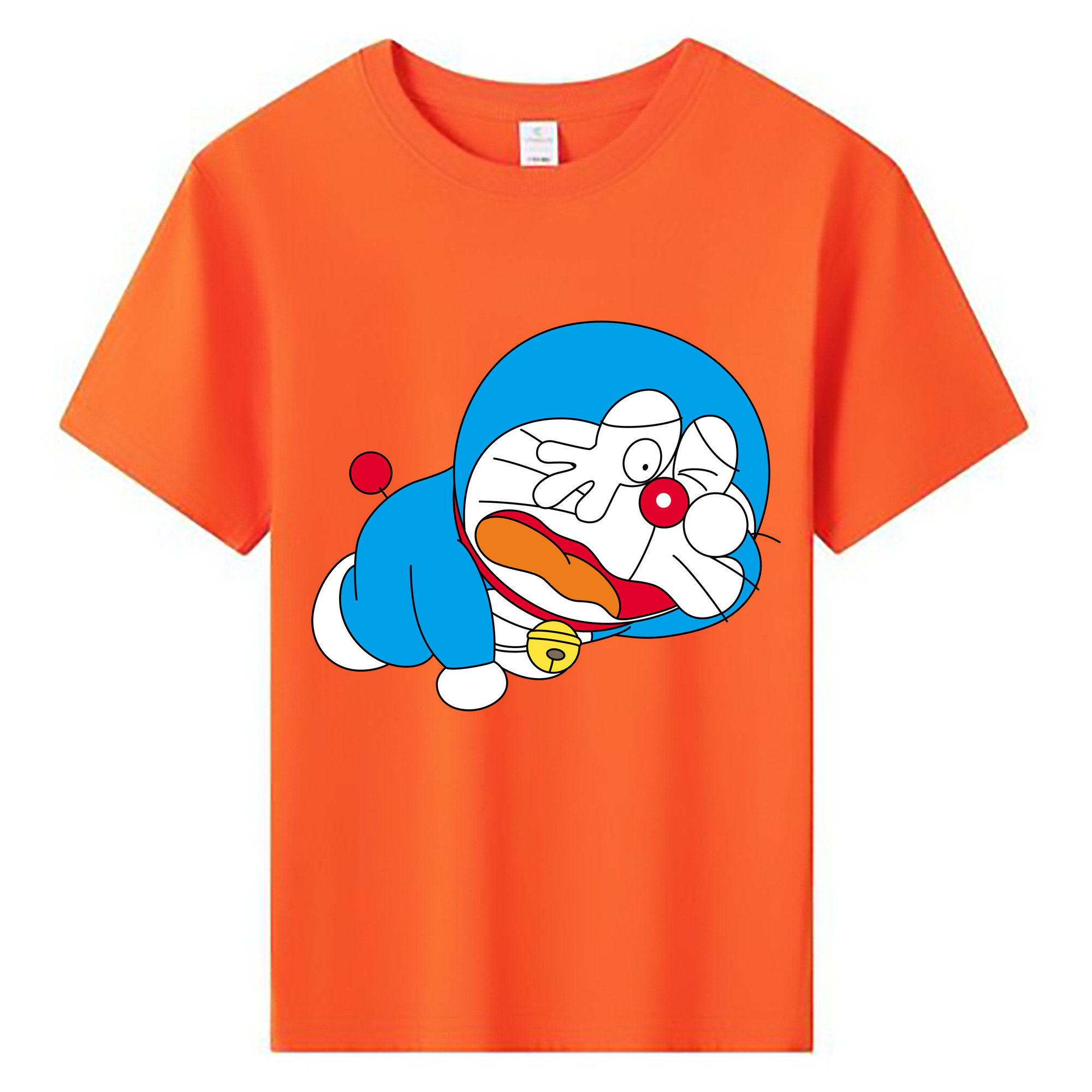 （画像用） ドラえもん Doraemon 綿100％キッズTシャツ（フロントプリント）
