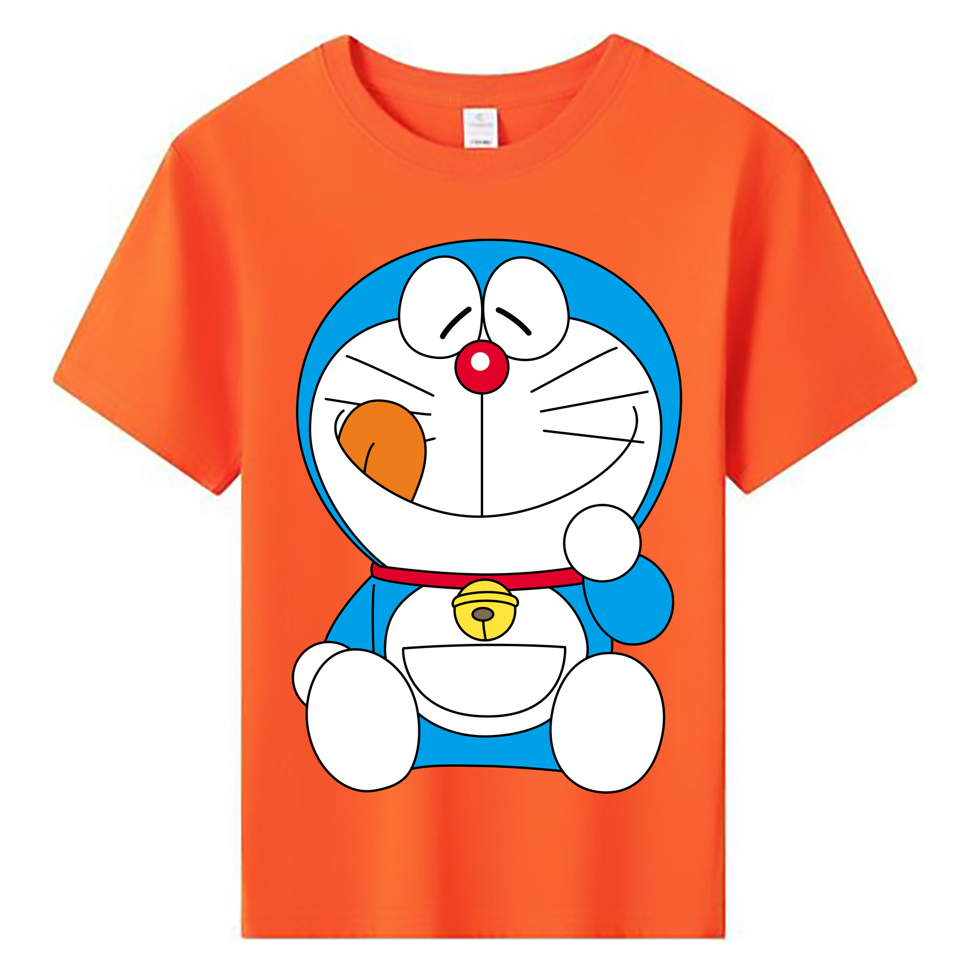 （画像用） ドラえもん Doraemon 綿100％キッズTシャツ（フロントプリント）