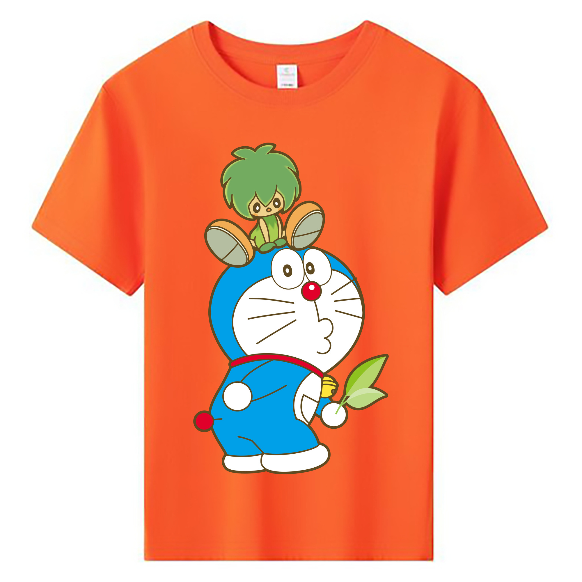 （画像用） ドラえもん Doraemon 綿100％キッズTシャツ（フロントプリント）