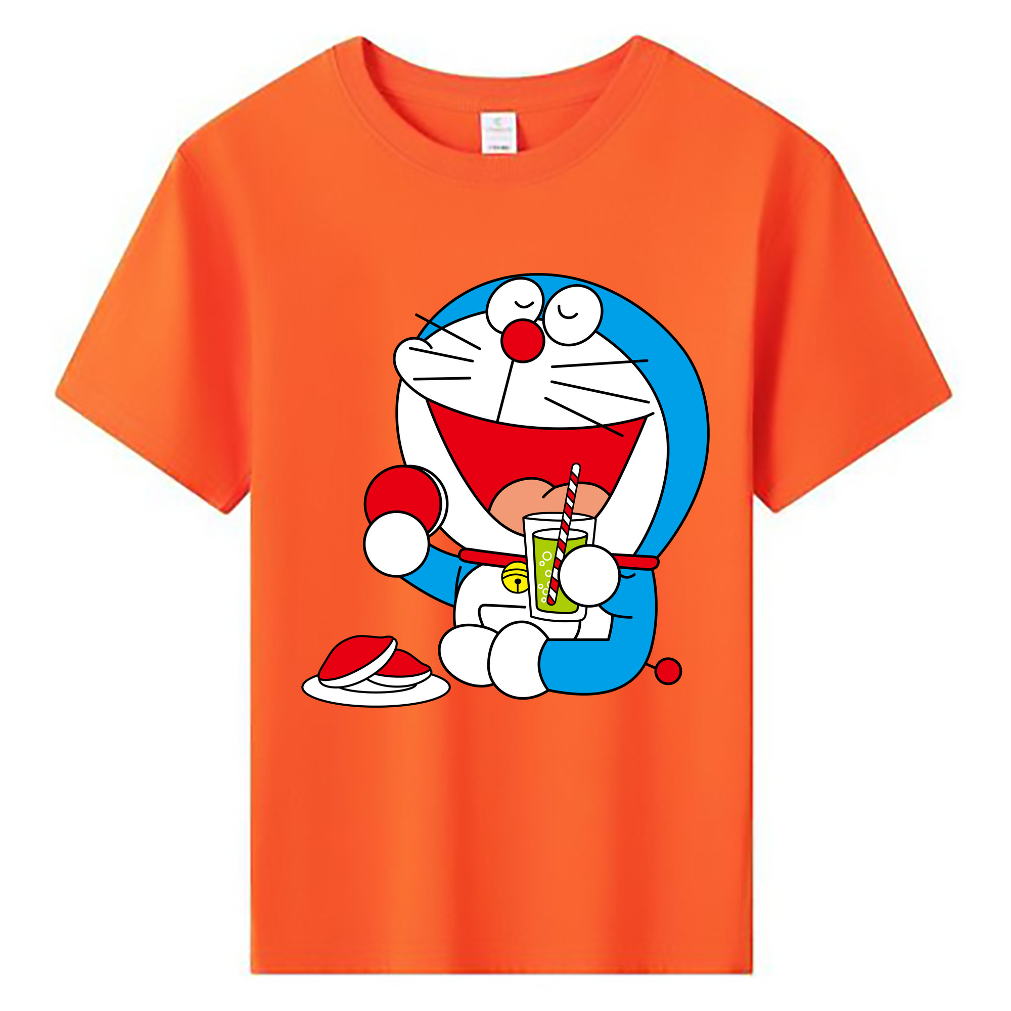 （画像用） ドラえもん Doraemon 綿100％キッズTシャツ（フロントプリント）