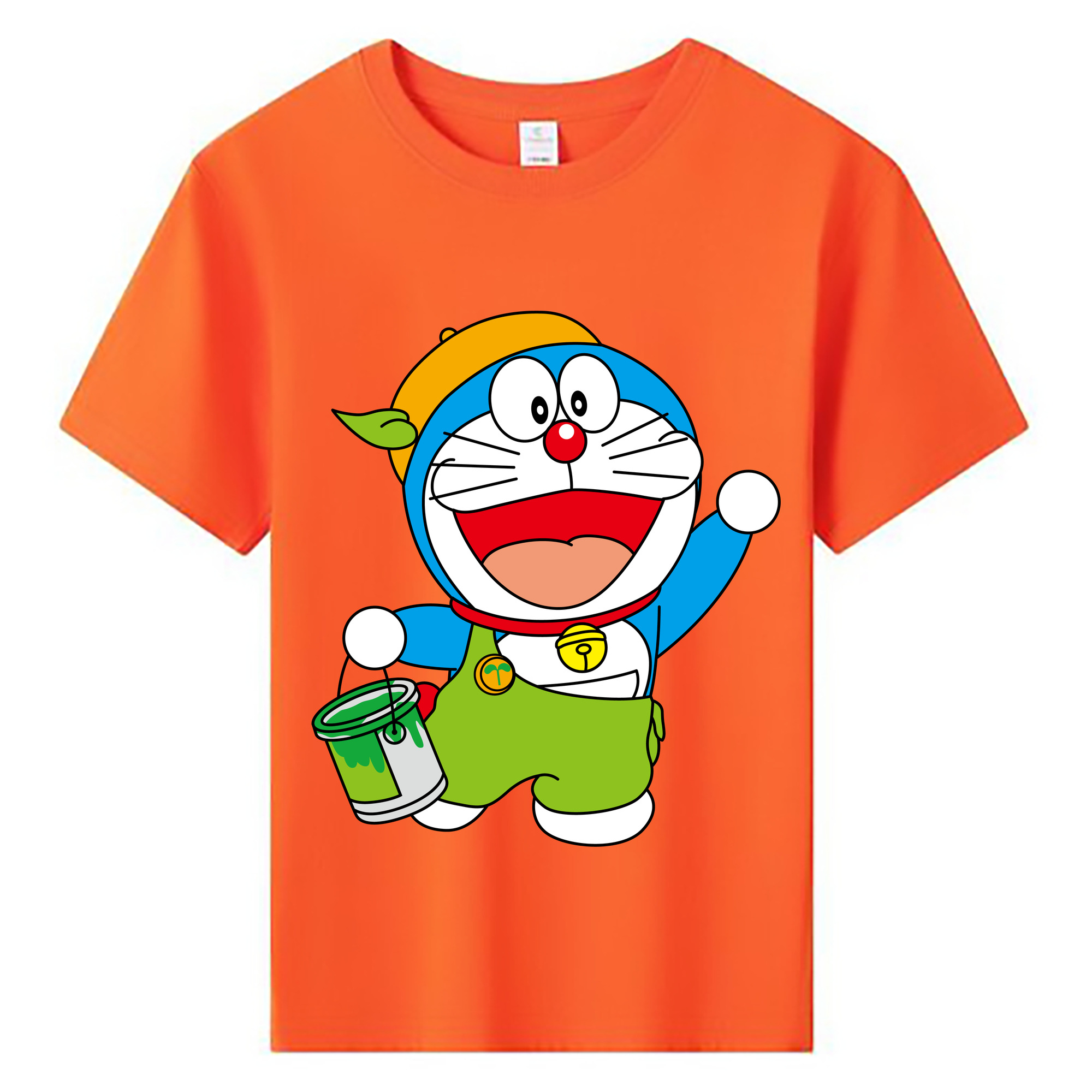 （画像用） ドラえもん Doraemon 綿100％キッズTシャツ（フロントプリント）