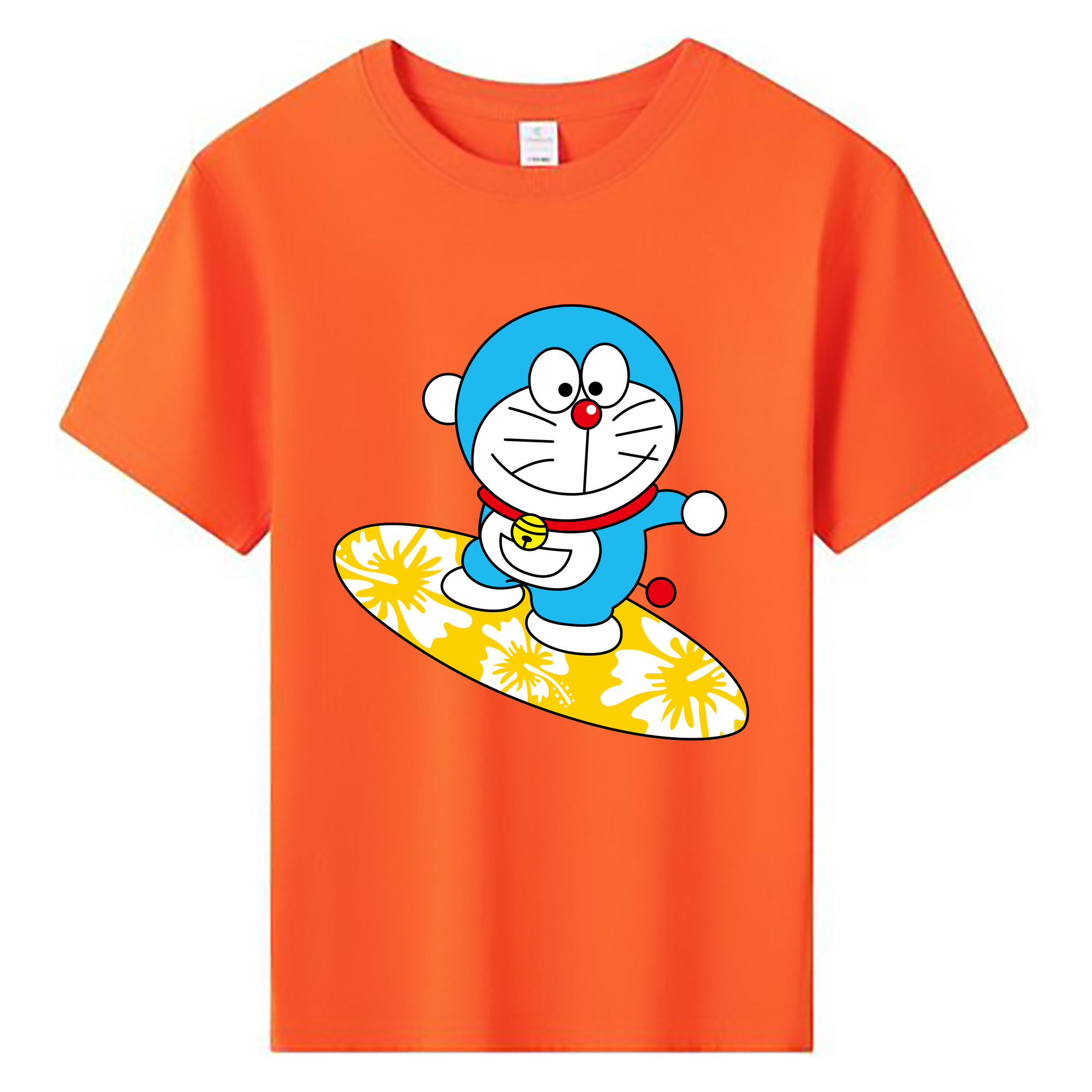 （画像用） ドラえもん Doraemon 綿100％キッズTシャツ（フロントプリント）