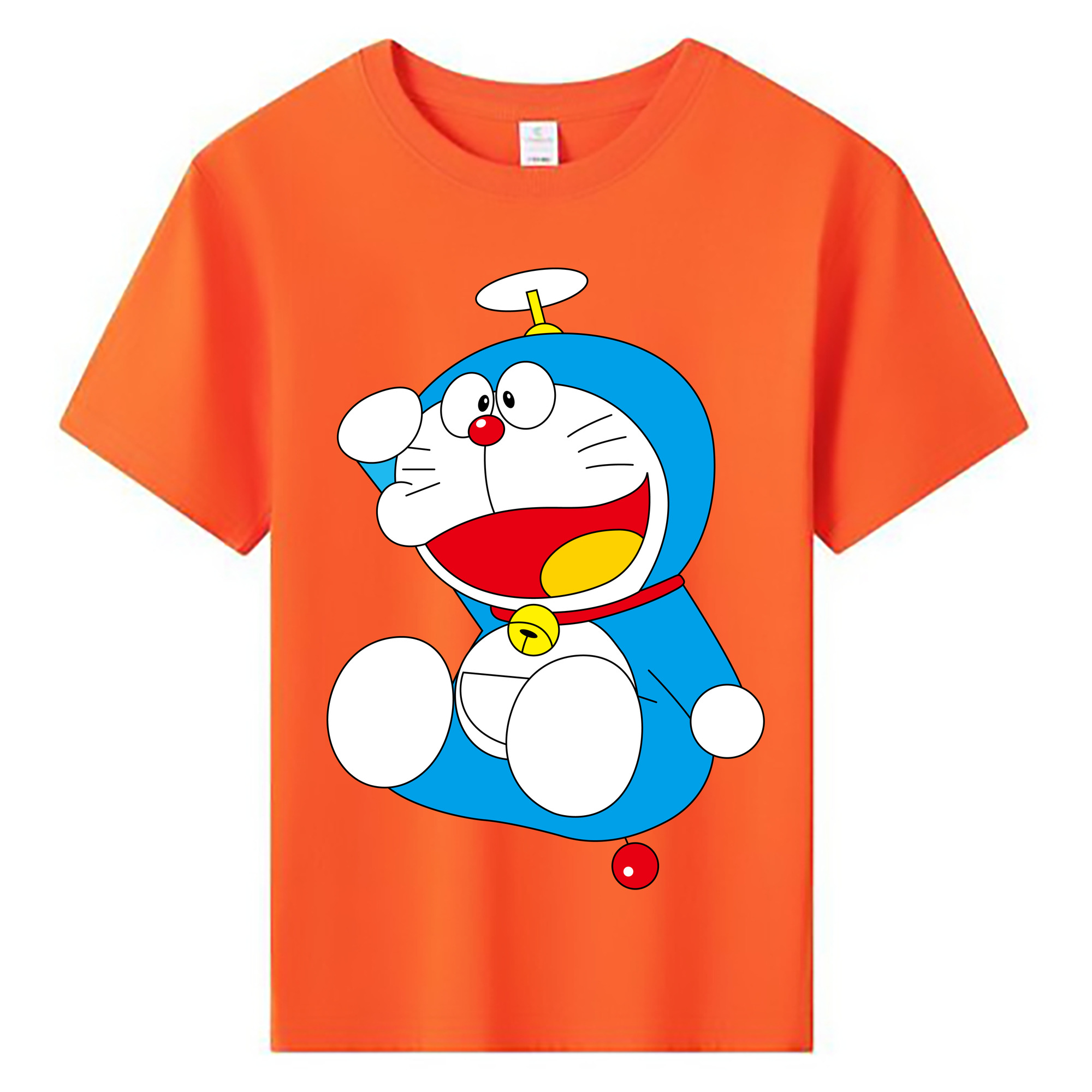 （画像用） ドラえもん Doraemon 綿100％キッズTシャツ（フロントプリント）
