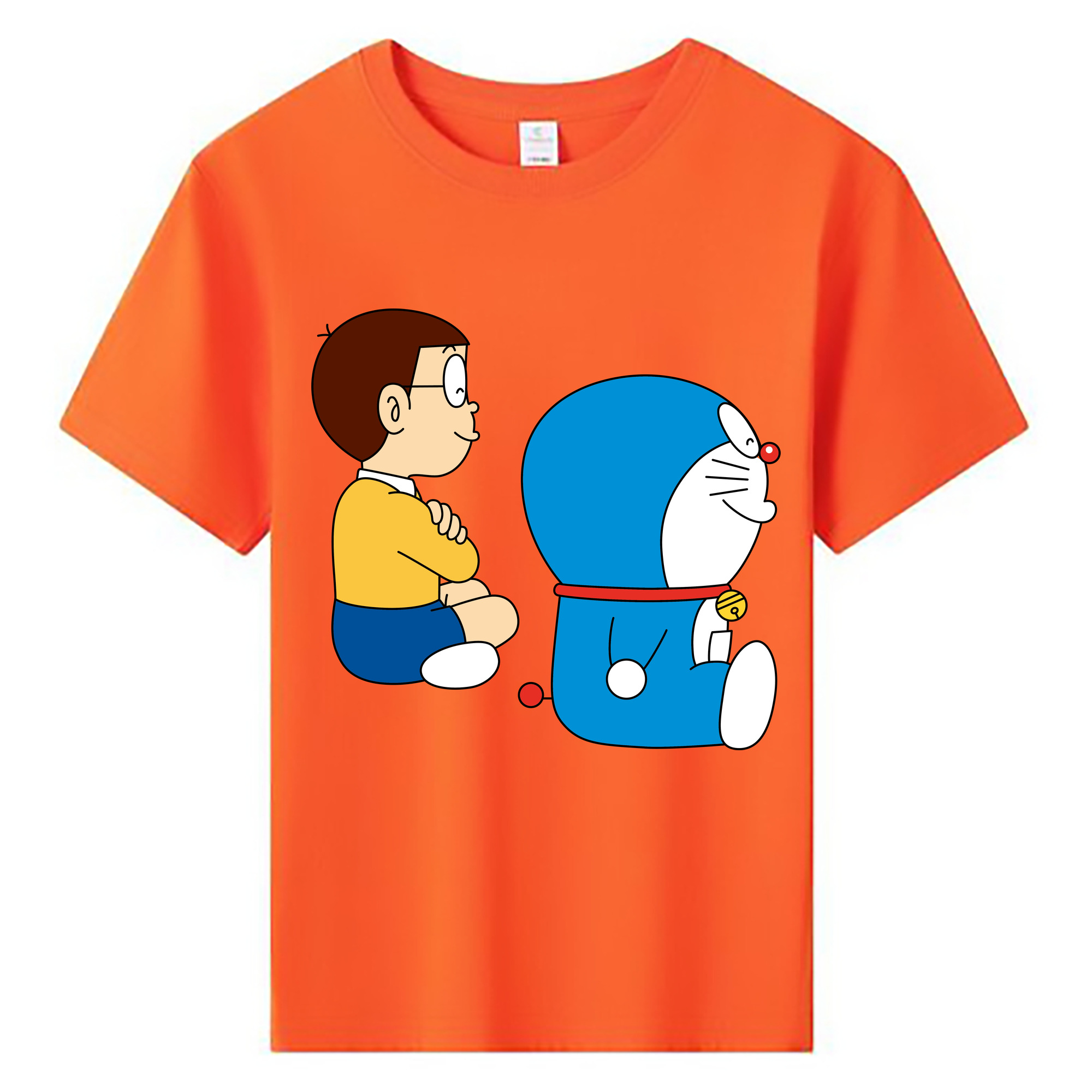 （画像用） ドラえもん 野比 のび太 Doraemon Nobita Nobi 綿100％キッズTシャツ（フロントプリント）