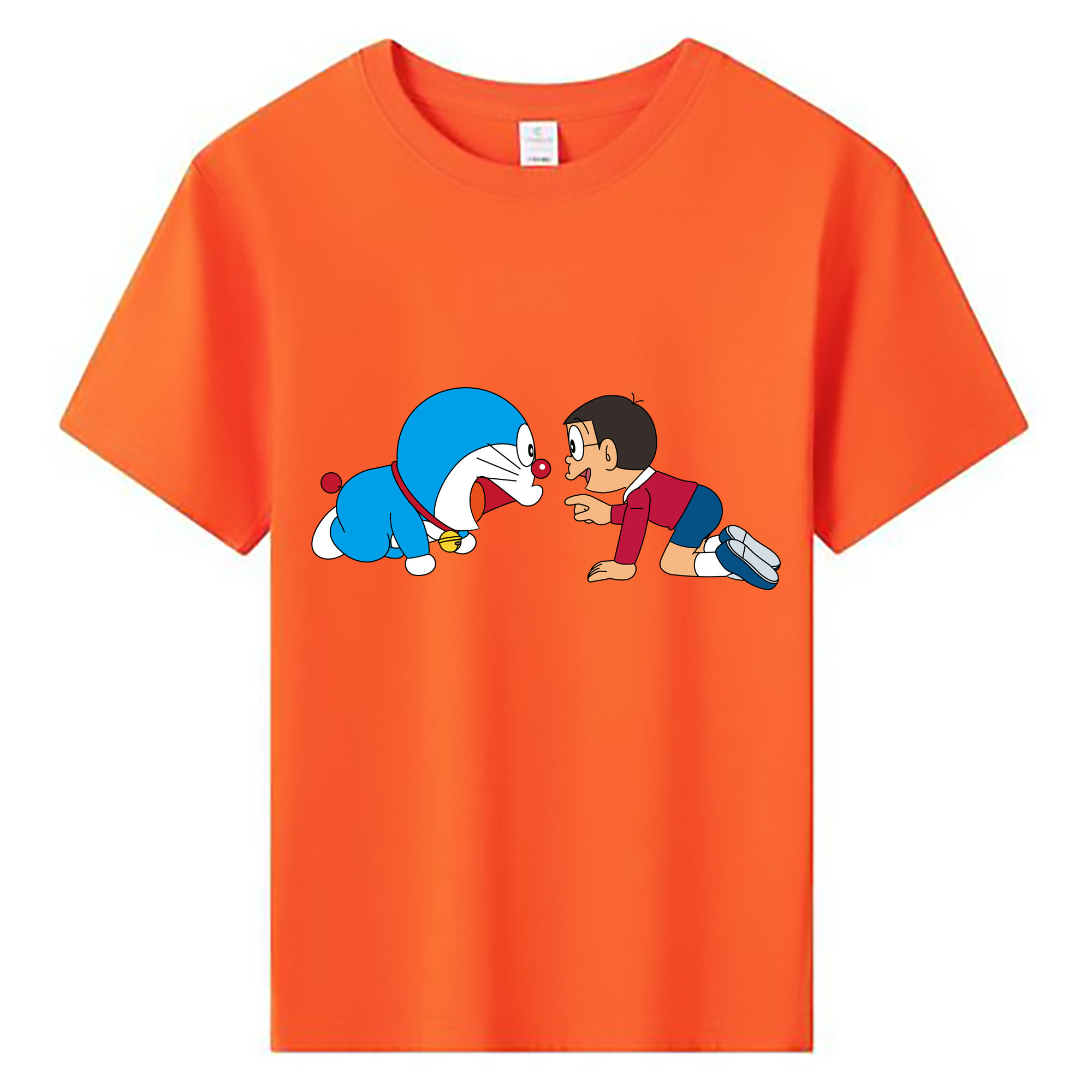 （画像用） ドラえもん 野比 のび太 Doraemon Nobita Nobi 綿100％キッズTシャツ（フロントプリント）