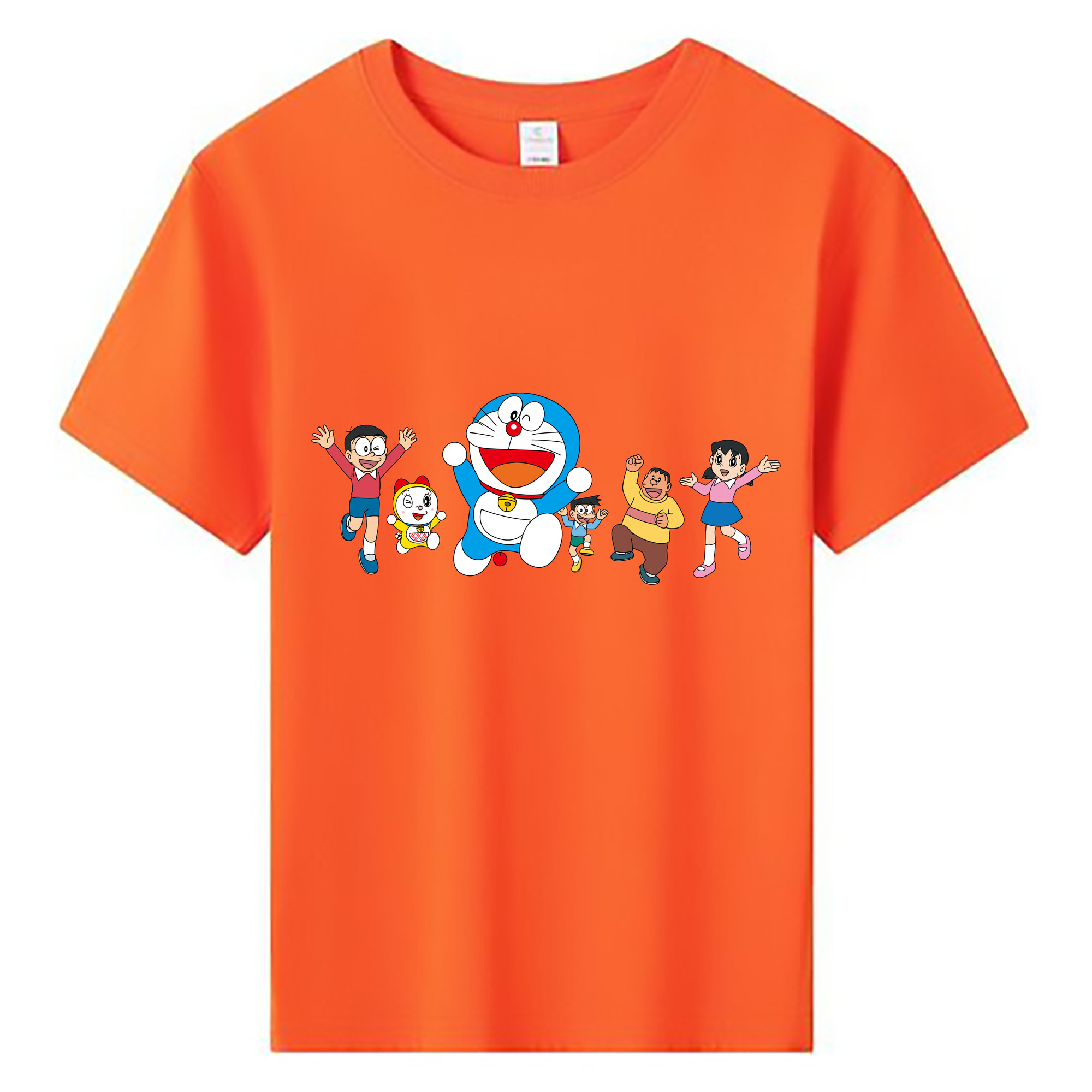 （画像用） ドラえもん 骨川 スネ夫 Doraemon Honekawa Suneo 綿100％キッズTシャツ（フロントプリント）