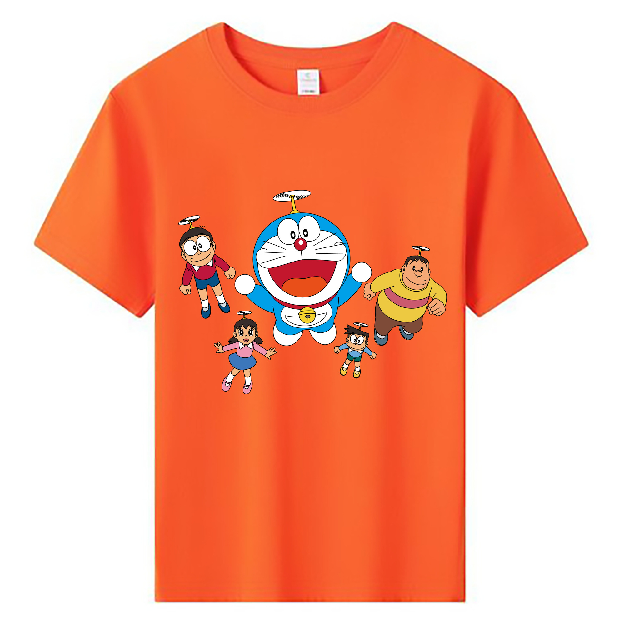 （画像用） ドラえもん 骨川 スネ夫 Doraemon Honekawa Suneo 綿100％キッズTシャツ（フロントプリント）