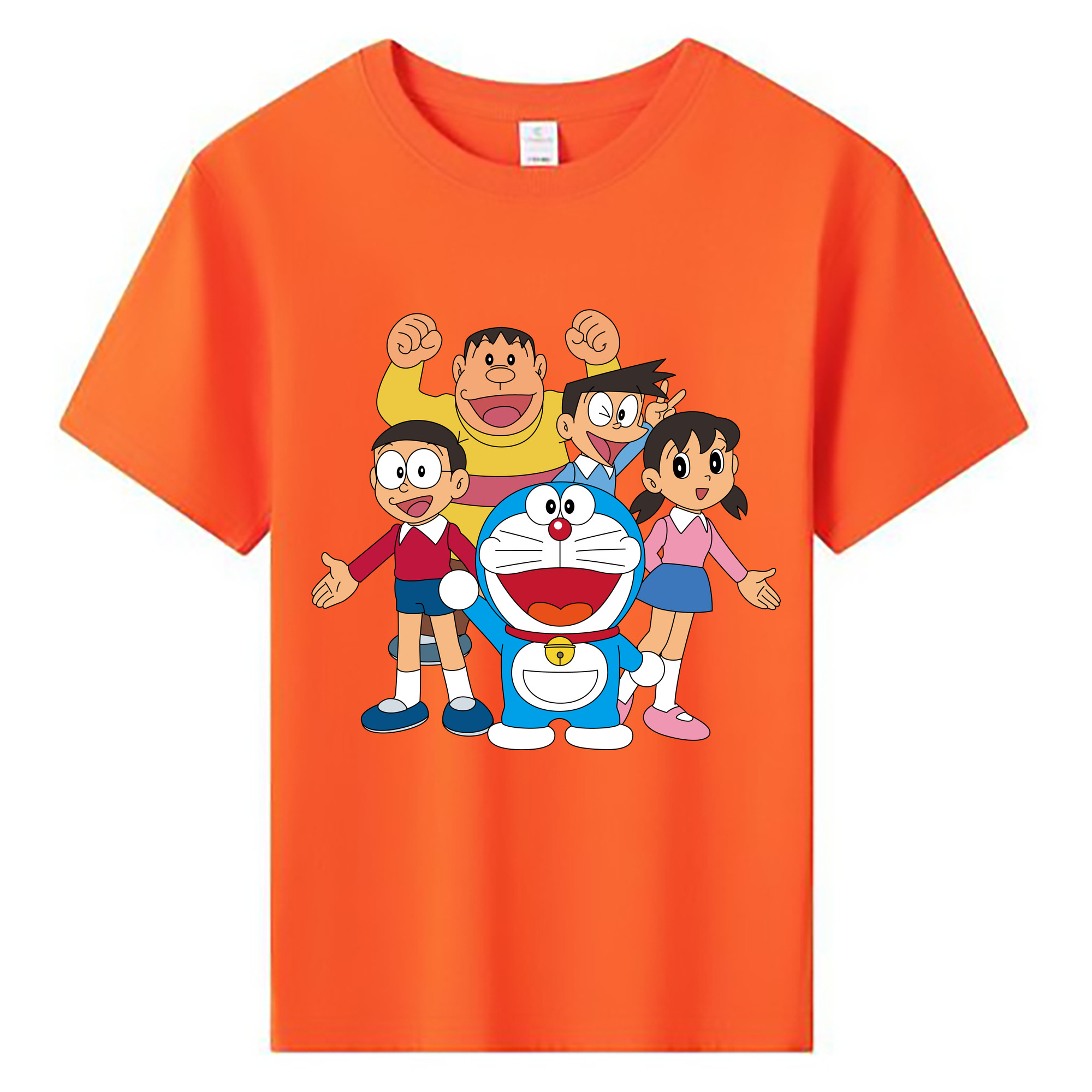 （画像用） ドラえもん 骨川 スネ夫 Doraemon Honekawa Suneo 綿100％キッズTシャツ（フロントプリント）