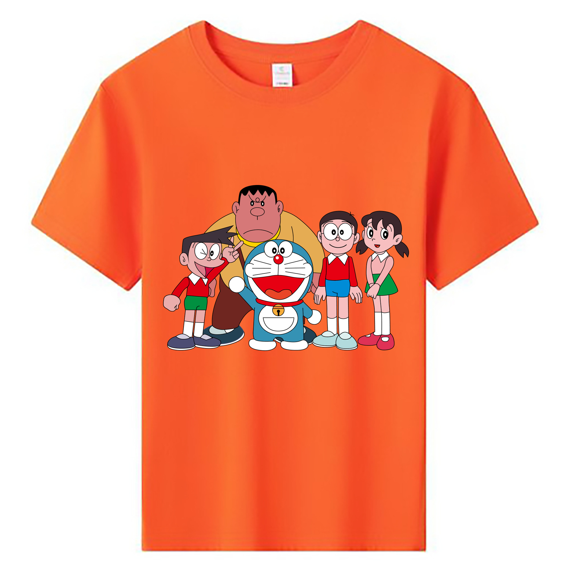 （画像用） ドラえもん 骨川 スネ夫 Doraemon Honekawa Suneo 綿100％キッズTシャツ（フロントプリント）