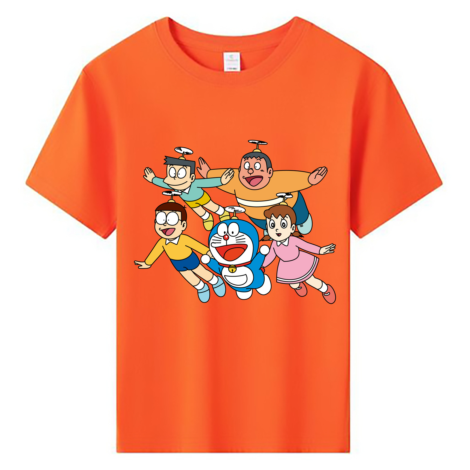 （画像用） ドラえもん 骨川 スネ夫 Doraemon Honekawa Suneo 綿100％キッズTシャツ（フロントプリント）