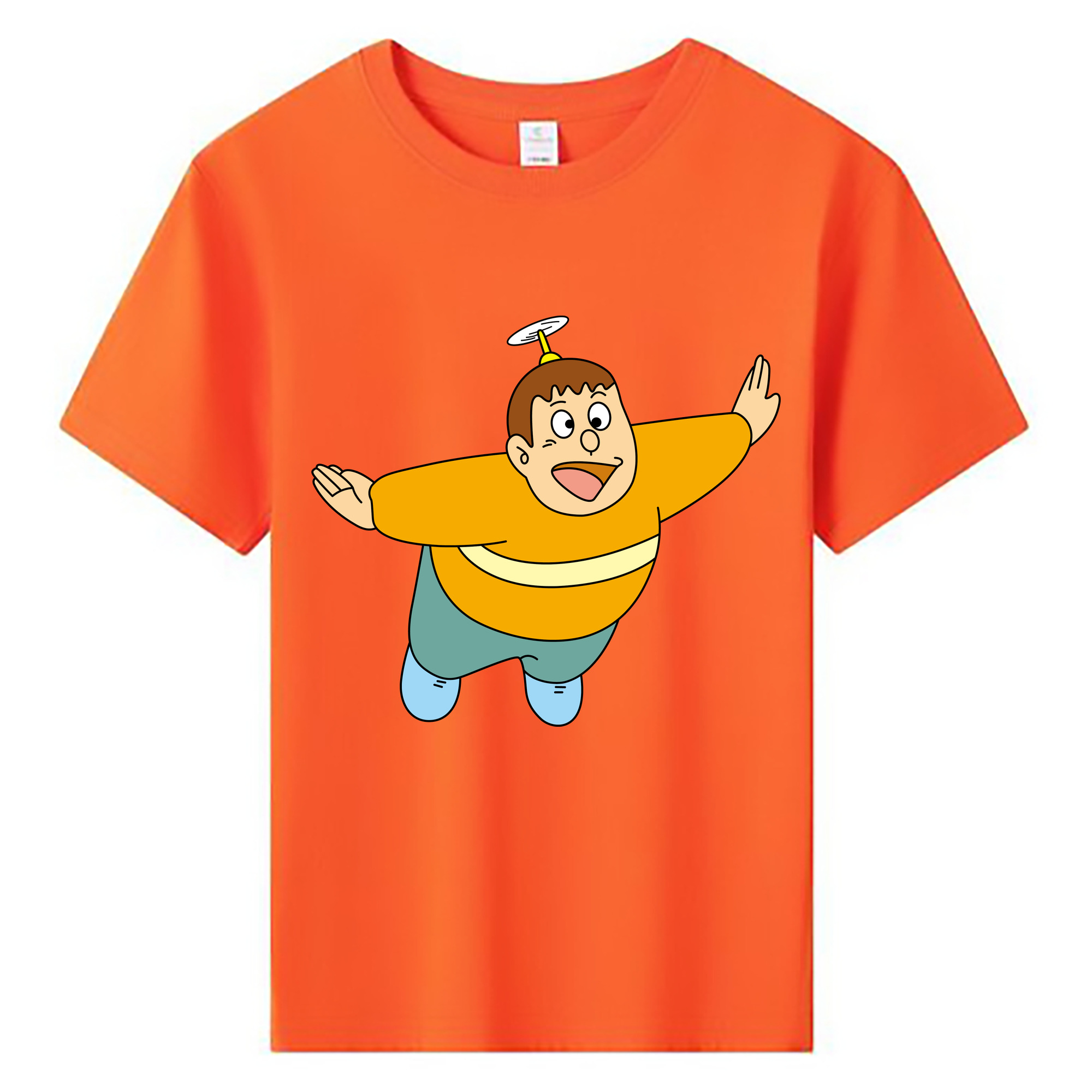（画像用） ドラえもん 剛田武 Doraemon Gouta Takeshi 綿100％キッズTシャツ（フロントプリント）