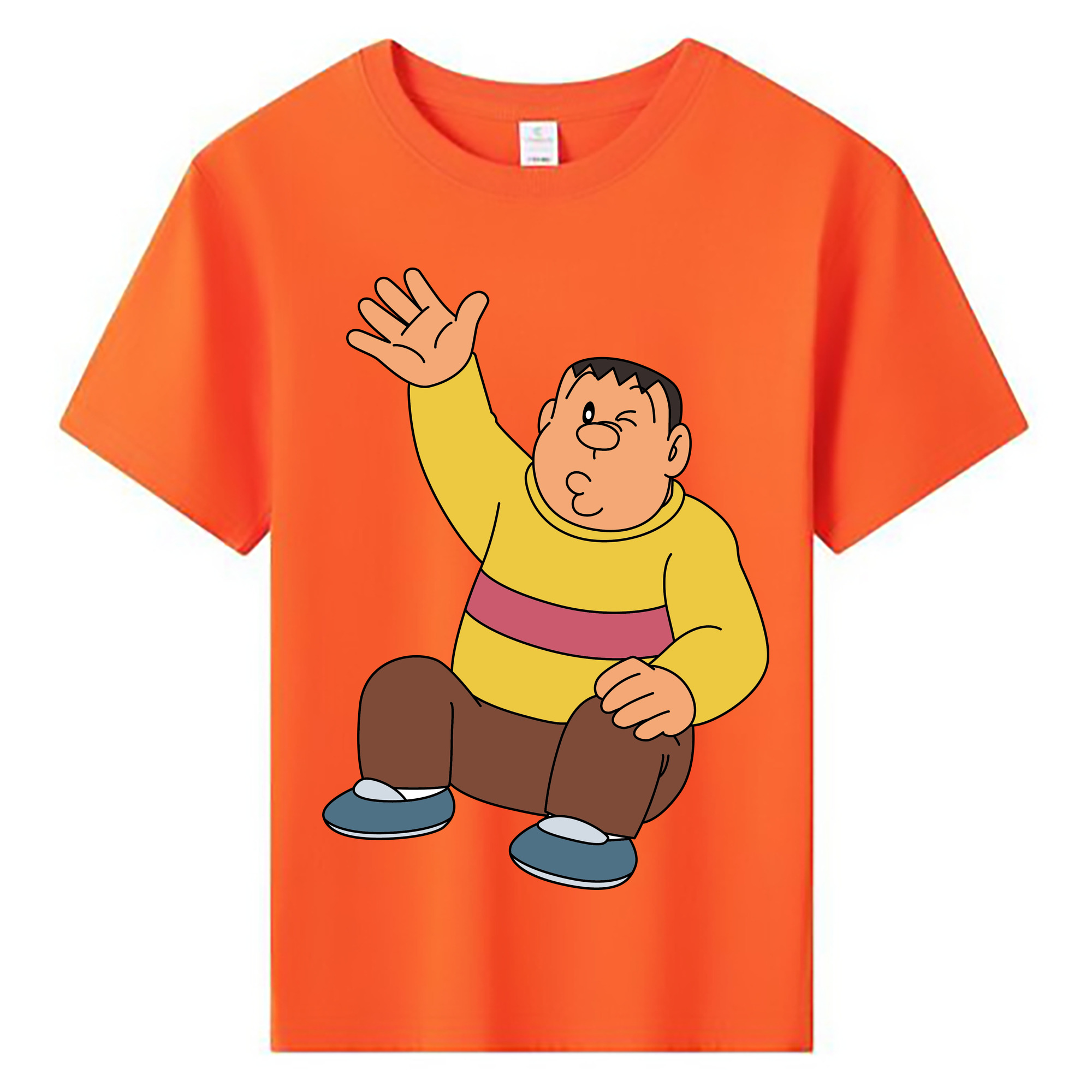 （画像用） ドラえもん 剛田武 Doraemon Gouta Takeshi 綿100％キッズTシャツ（フロントプリント）