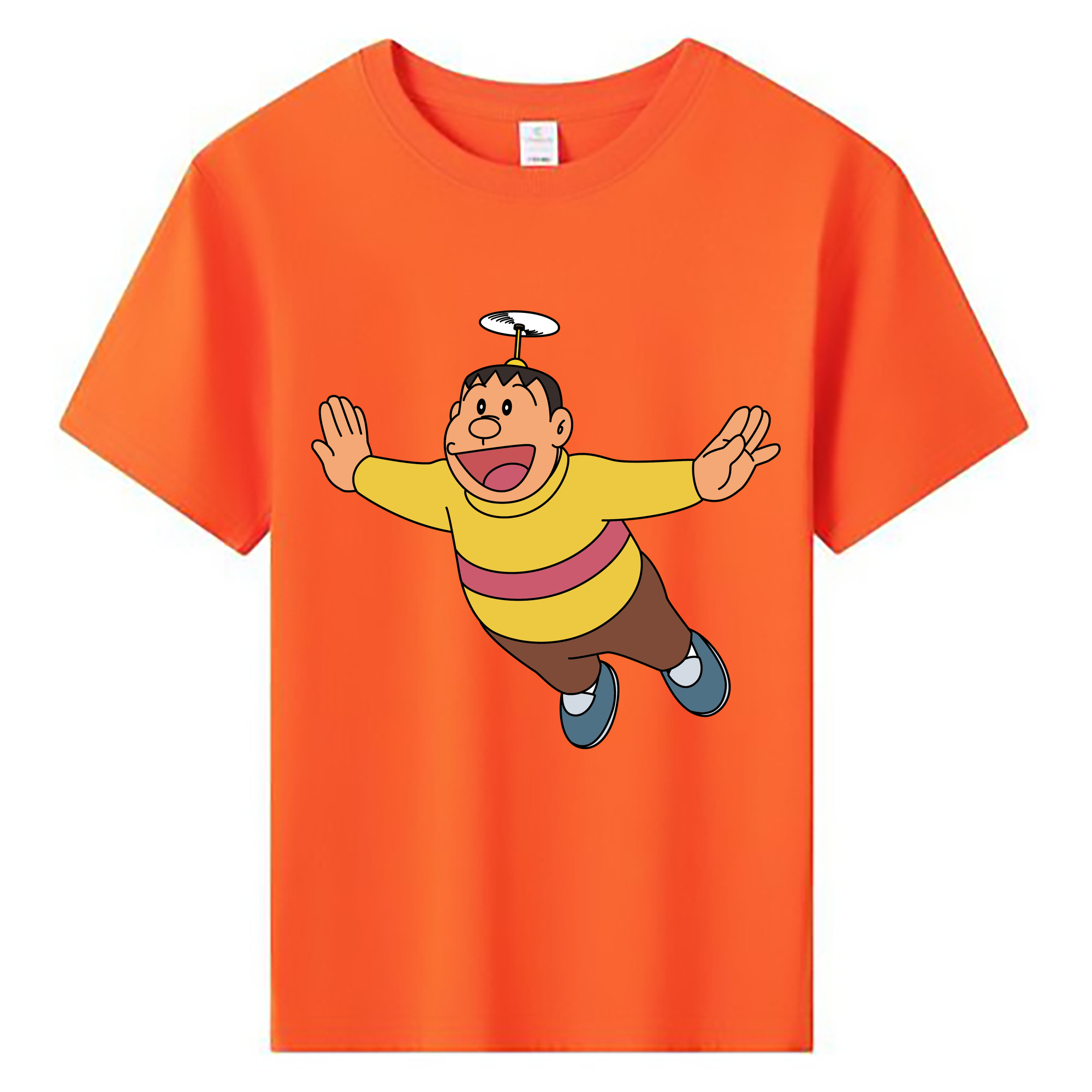 （画像用） ドラえもん 剛田武 Doraemon Gouta Takeshi 綿100％キッズTシャツ（フロントプリント）