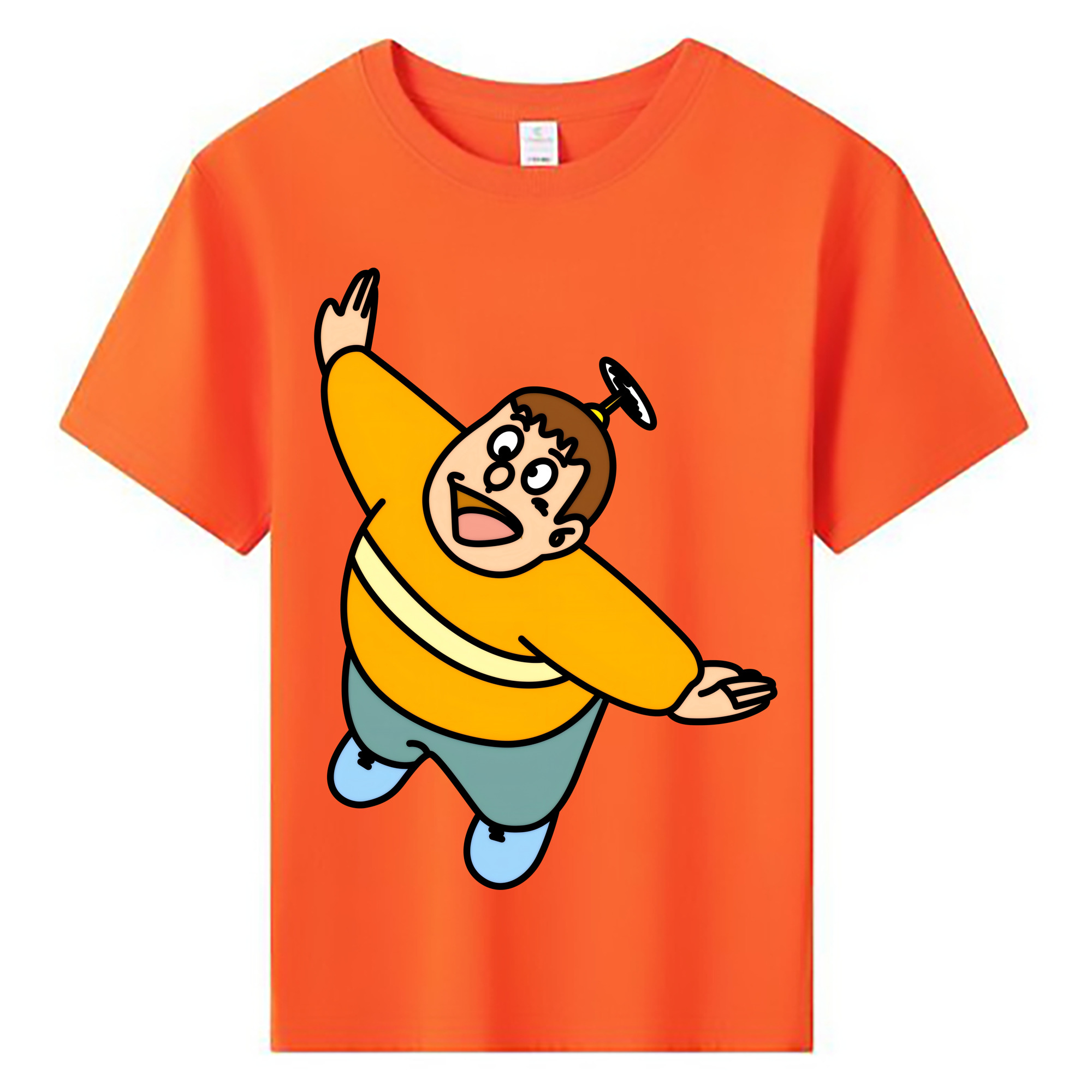 （画像用） ドラえもん 剛田武 Doraemon Gouta Takeshi 綿100％キッズTシャツ（フロントプリント）