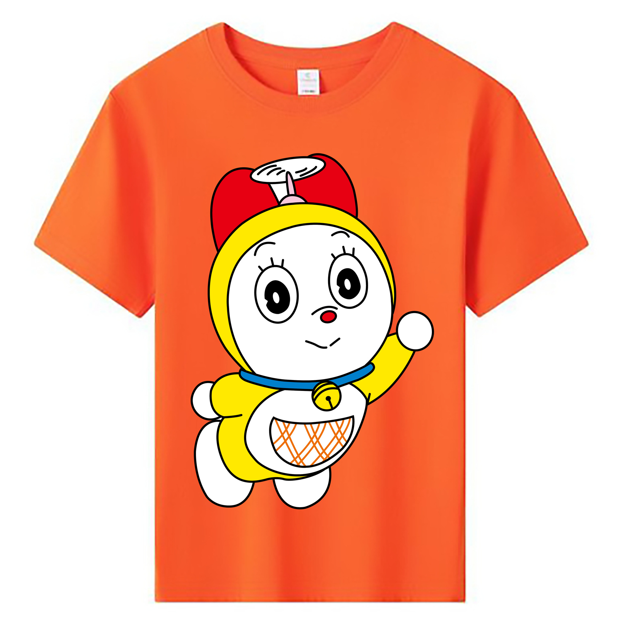 （画像用） ドラえもん ドラミ Doraemon Dorami 綿100％キッズTシャツ（フロントプリント）