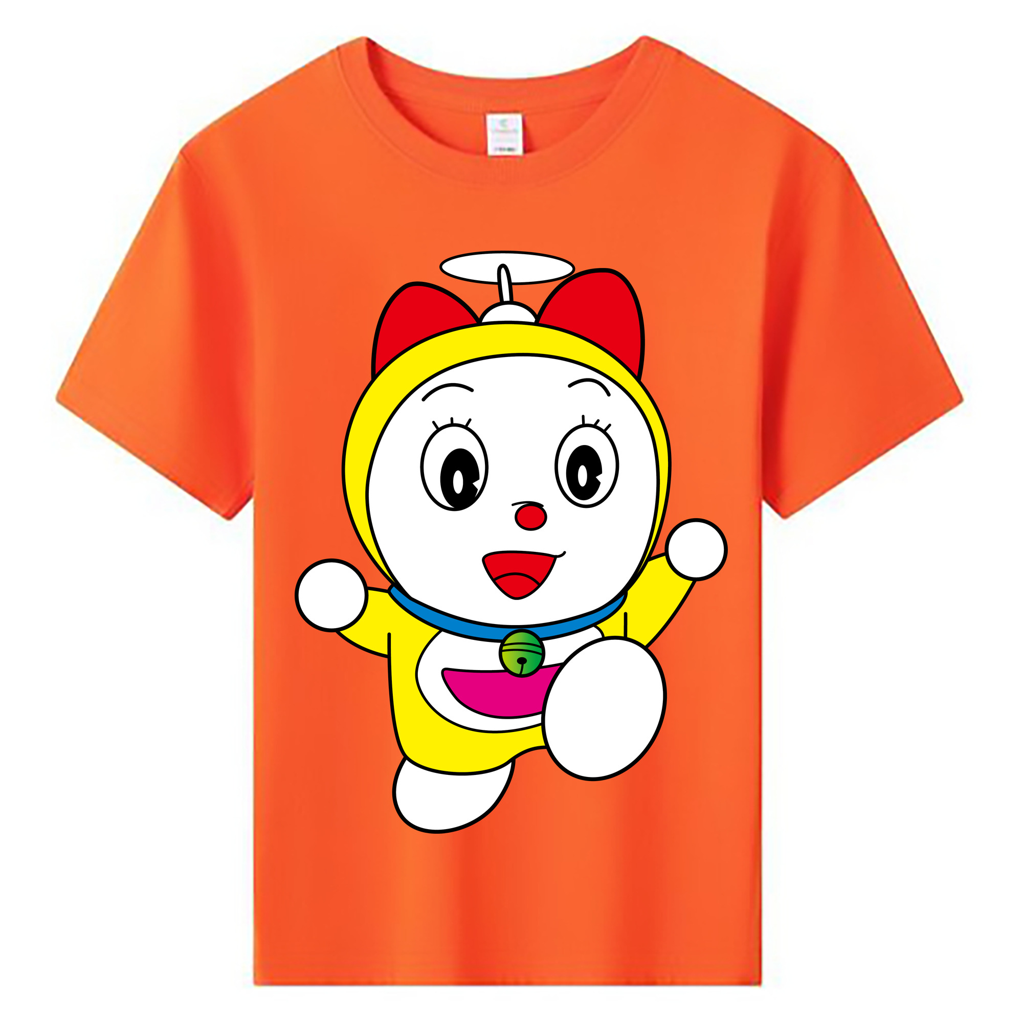 （画像用） ドラえもん ドラミ Doraemon Dorami 綿100％キッズTシャツ（フロントプリント）