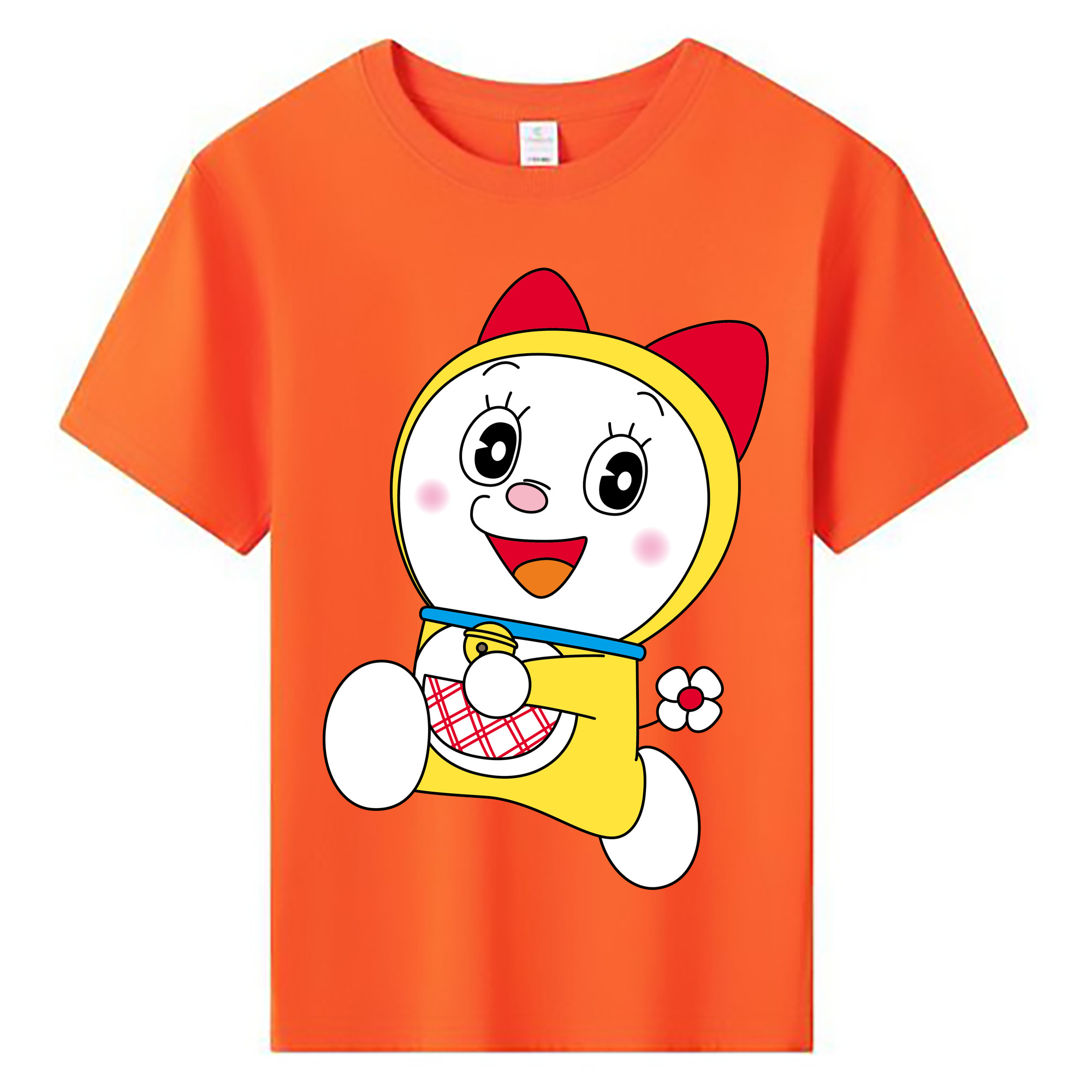（画像用） ドラえもん ドラミ Doraemon Dorami 綿100％キッズTシャツ（フロントプリント）