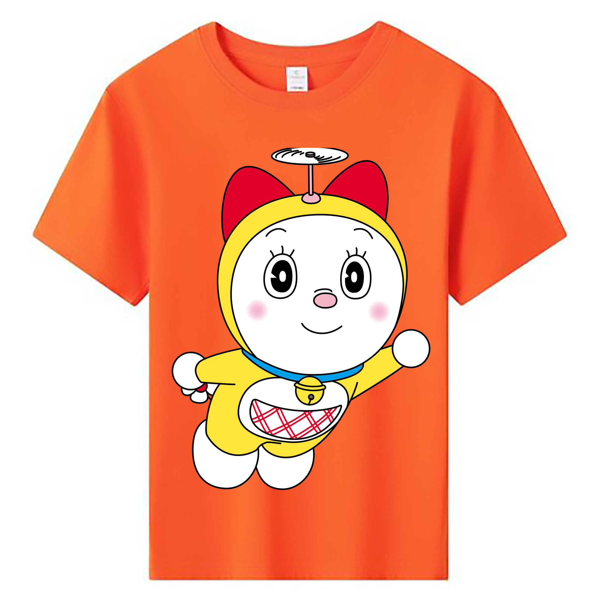 （画像用） ドラえもん ドラミ Doraemon Dorami 綿100％キッズTシャツ（フロントプリント）