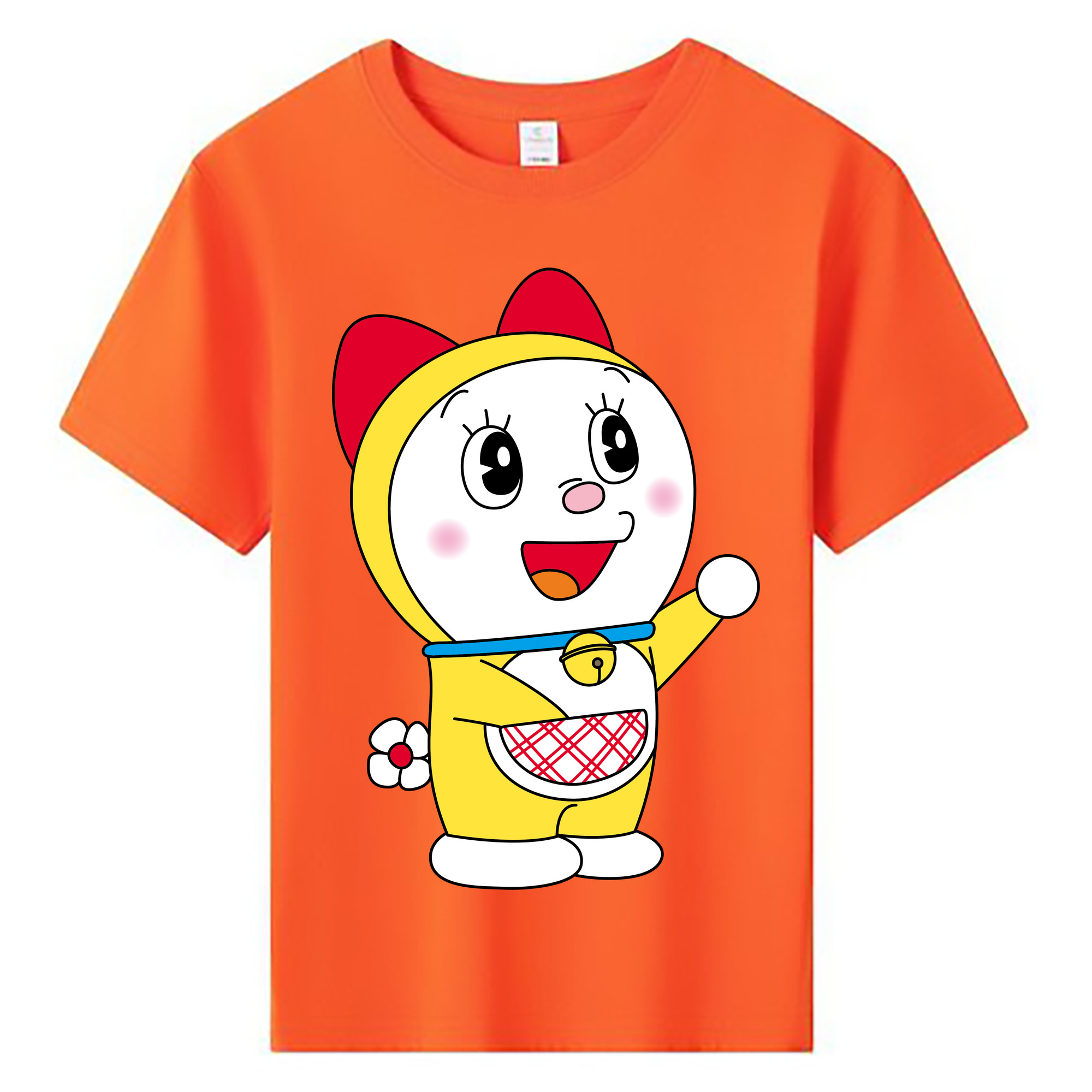 （画像用） ドラえもん ドラミ Doraemon Dorami 綿100％キッズTシャツ（フロントプリント）