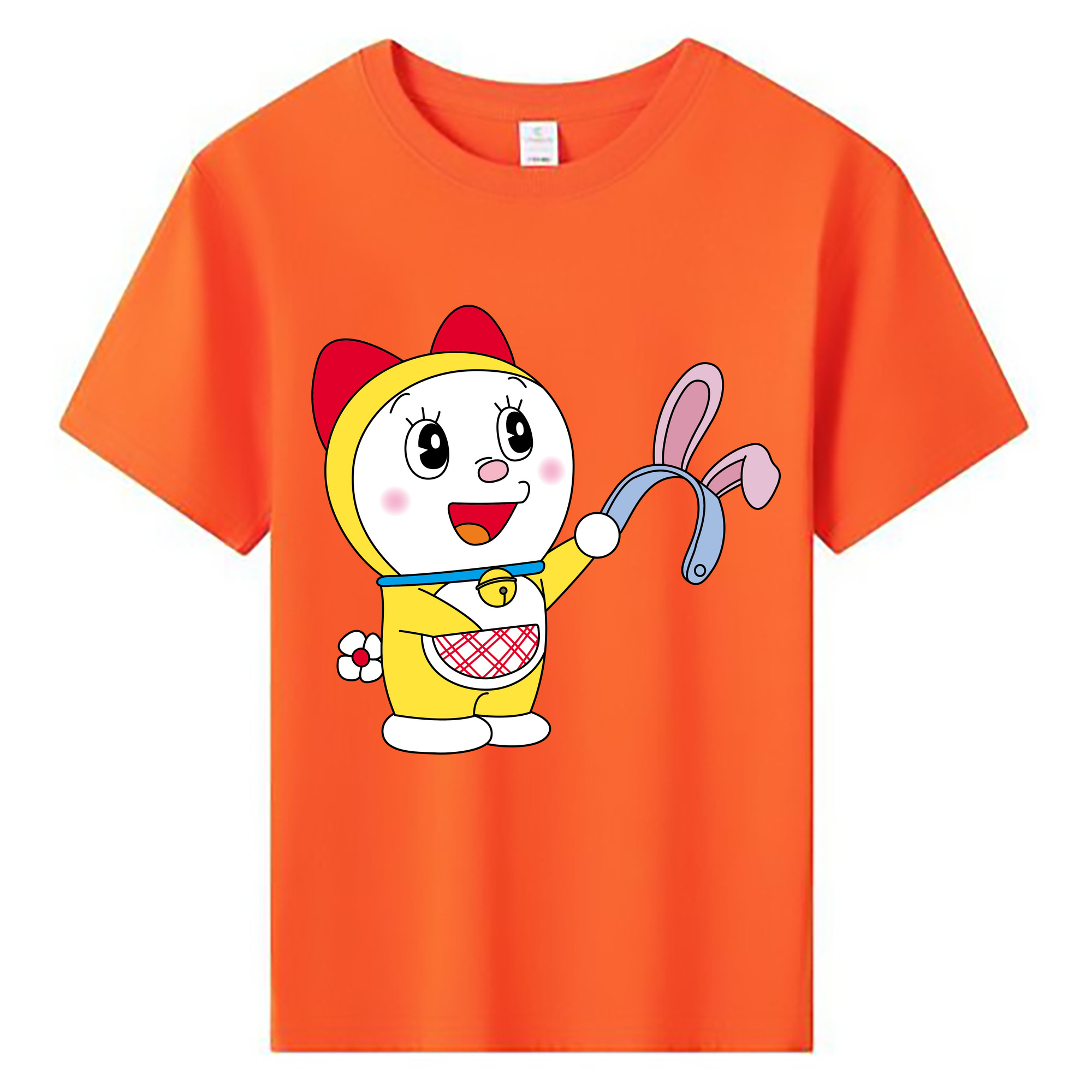 （画像用） ドラえもん ドラミ Doraemon Dorami 綿100％キッズTシャツ（フロントプリント）