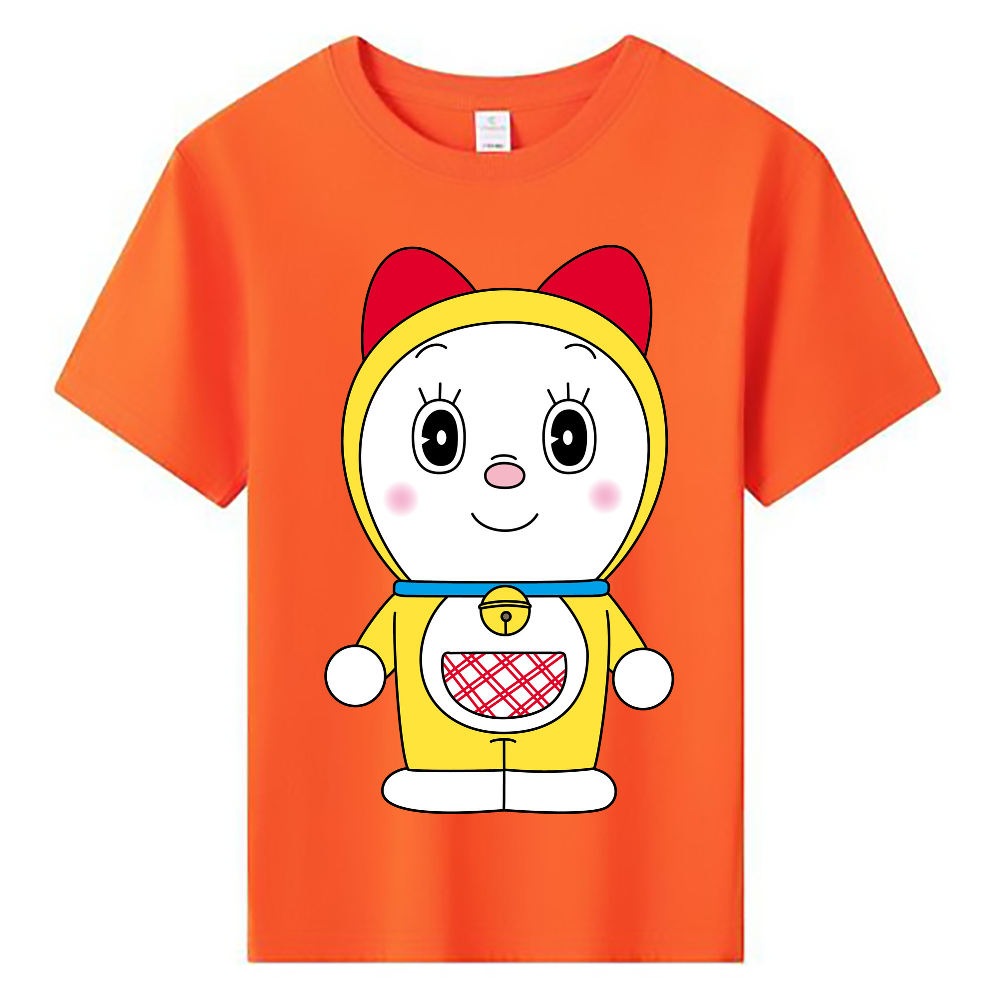 （画像用） ドラえもん ドラミ Doraemon Dorami 綿100％キッズTシャツ（フロントプリント）