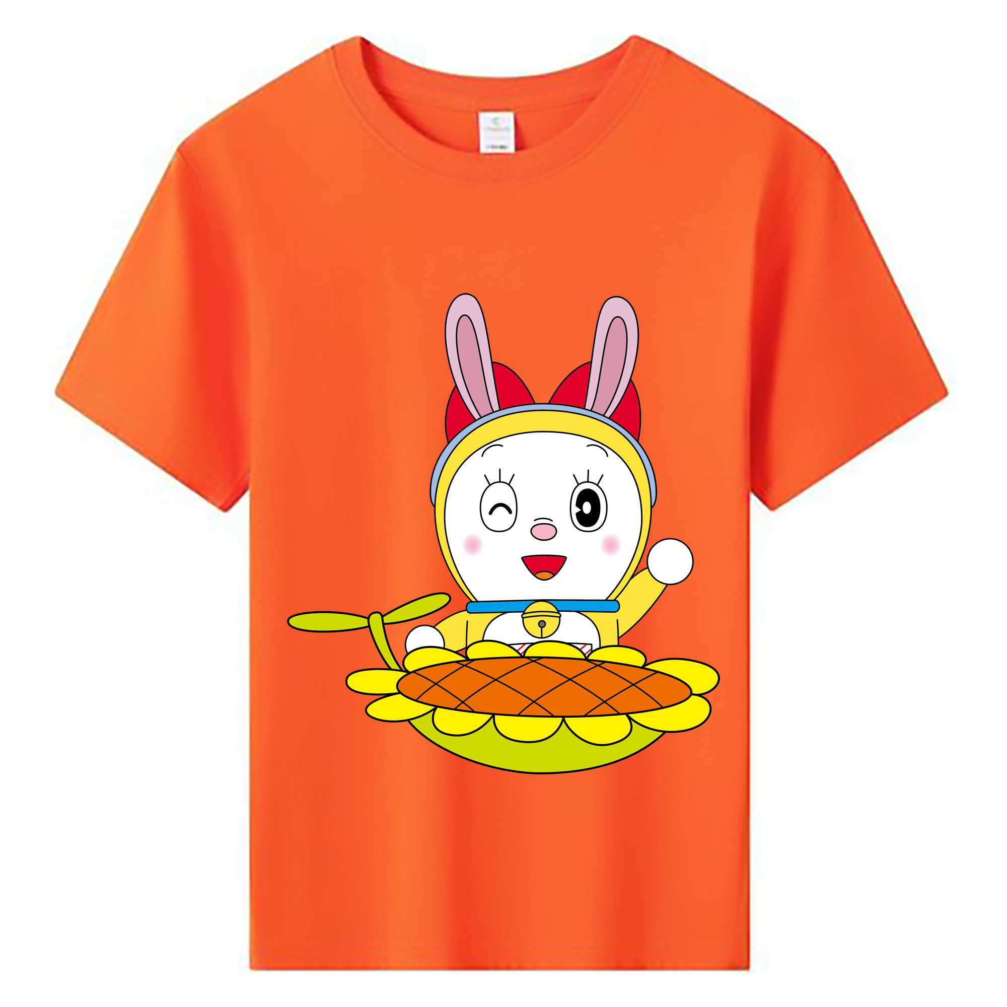 （画像用） ドラえもん ドラミ Doraemon Dorami 綿100％キッズTシャツ（フロントプリント）