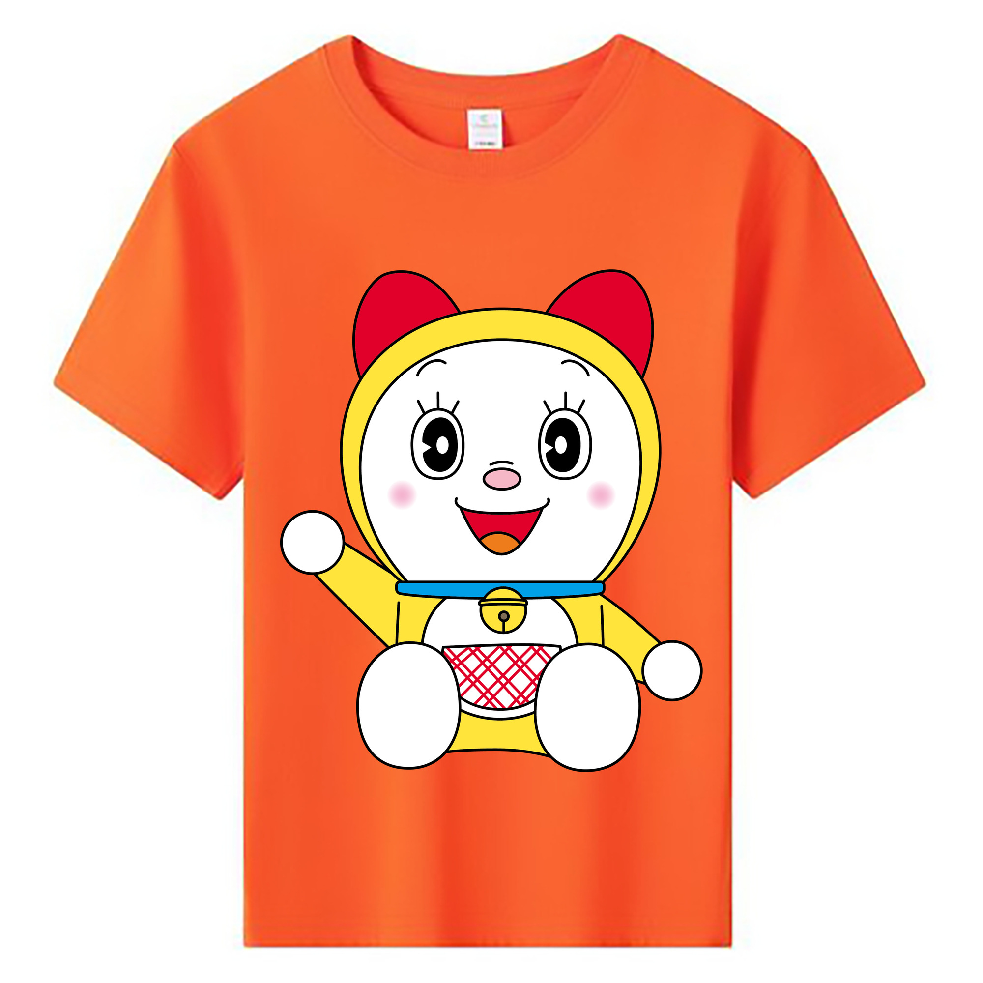 （画像用） ドラえもん ドラミ Doraemon Dorami 綿100％キッズTシャツ（フロントプリント）