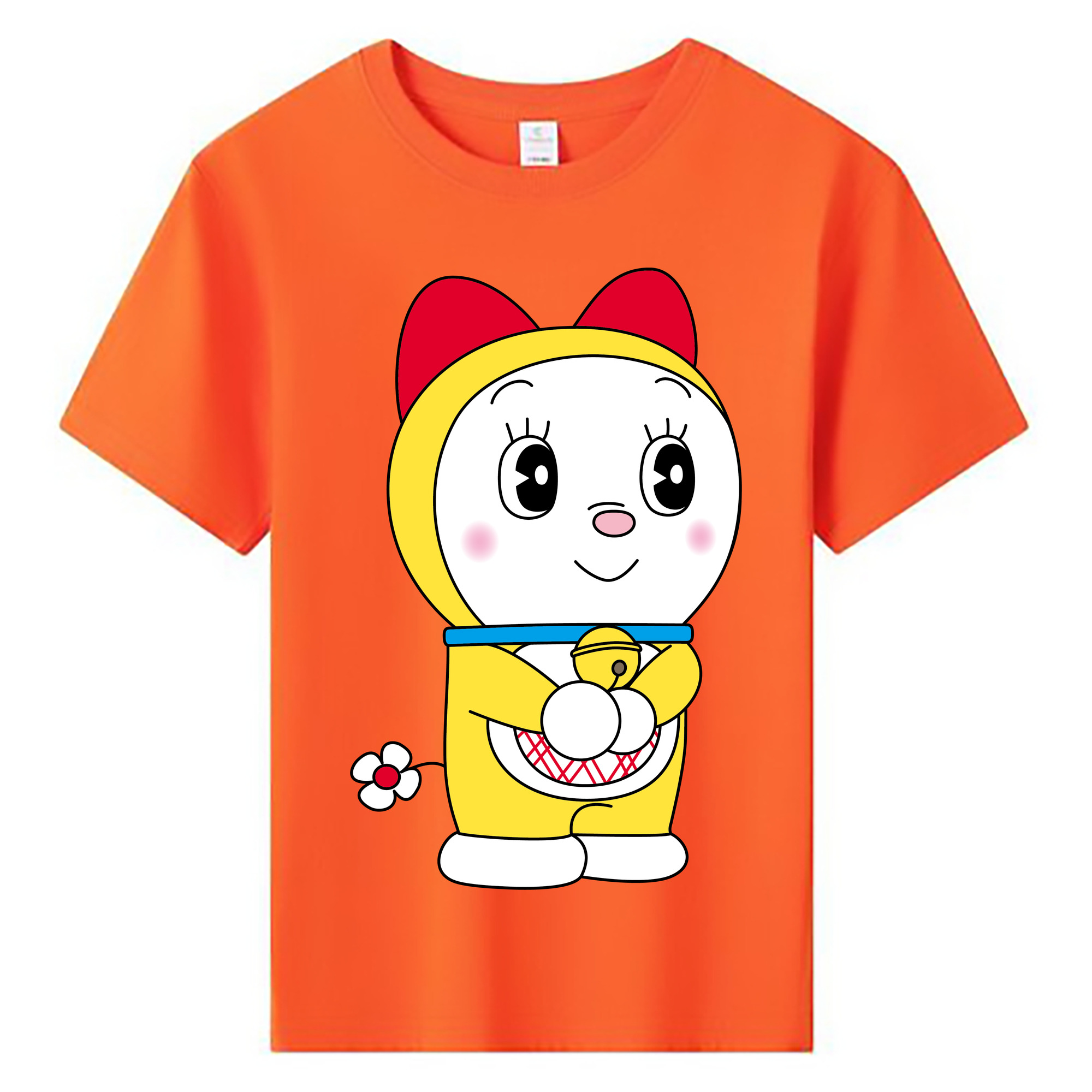 （画像用） ドラえもん ドラミ Doraemon Dorami 綿100％キッズTシャツ（フロントプリント）