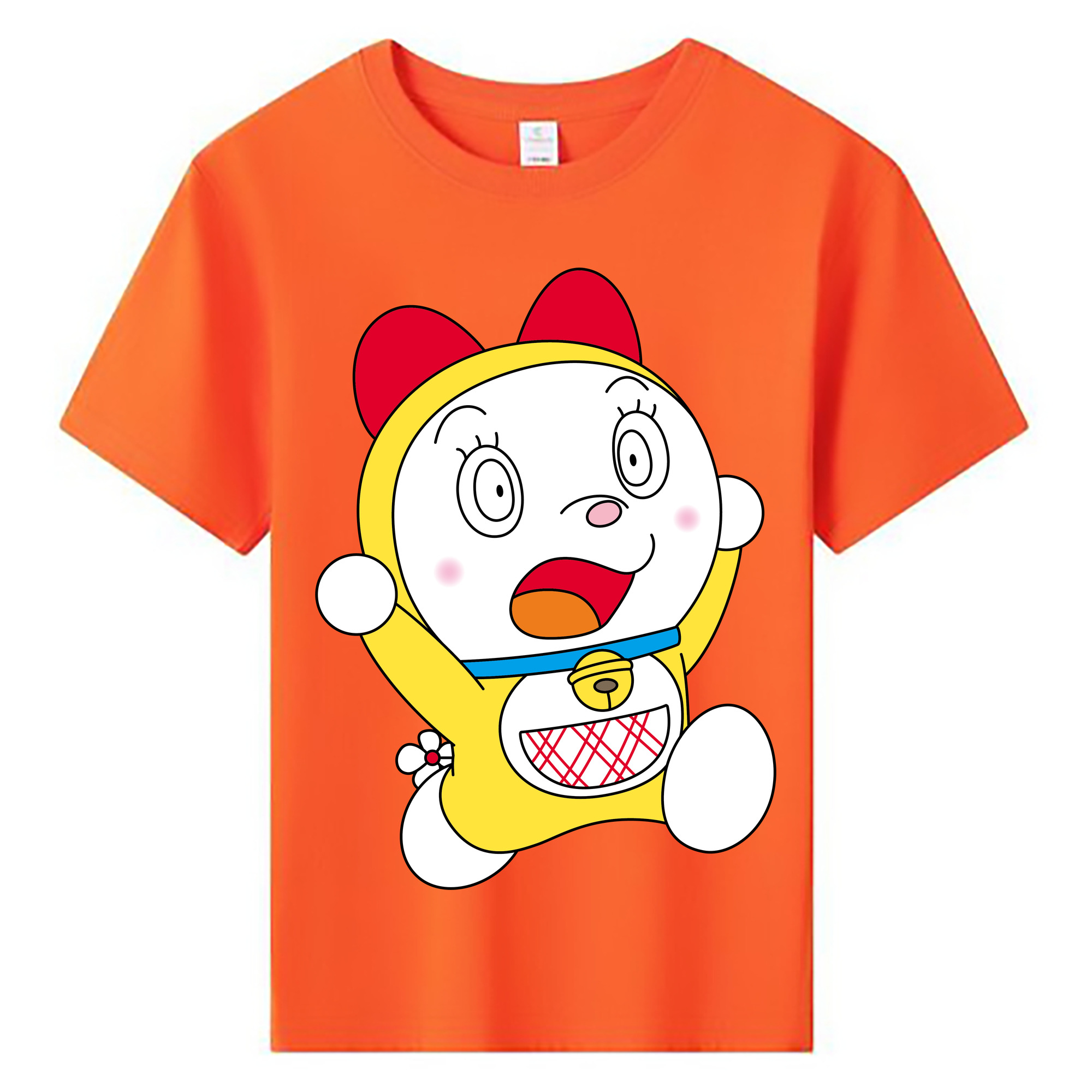 （画像用） ドラえもん ドラミ Doraemon Dorami 綿100％キッズTシャツ（フロントプリント）