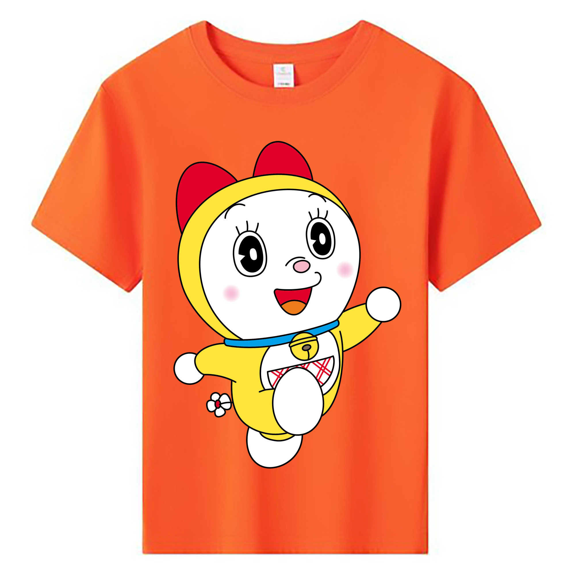 （画像用） ドラえもん ドラミ Doraemon Dorami 綿100％キッズTシャツ（フロントプリント）