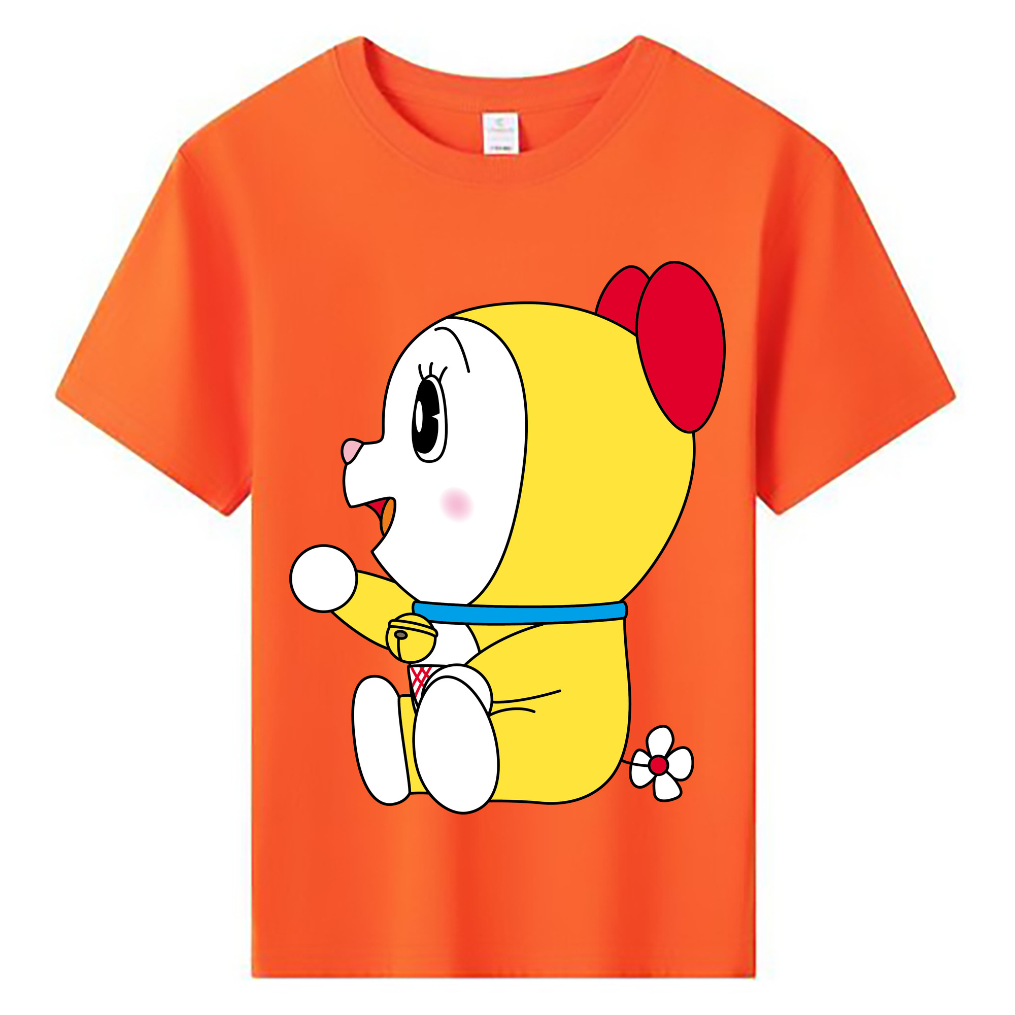 （画像用） ドラえもん ドラミ Doraemon Dorami 綿100％キッズTシャツ（フロントプリント）