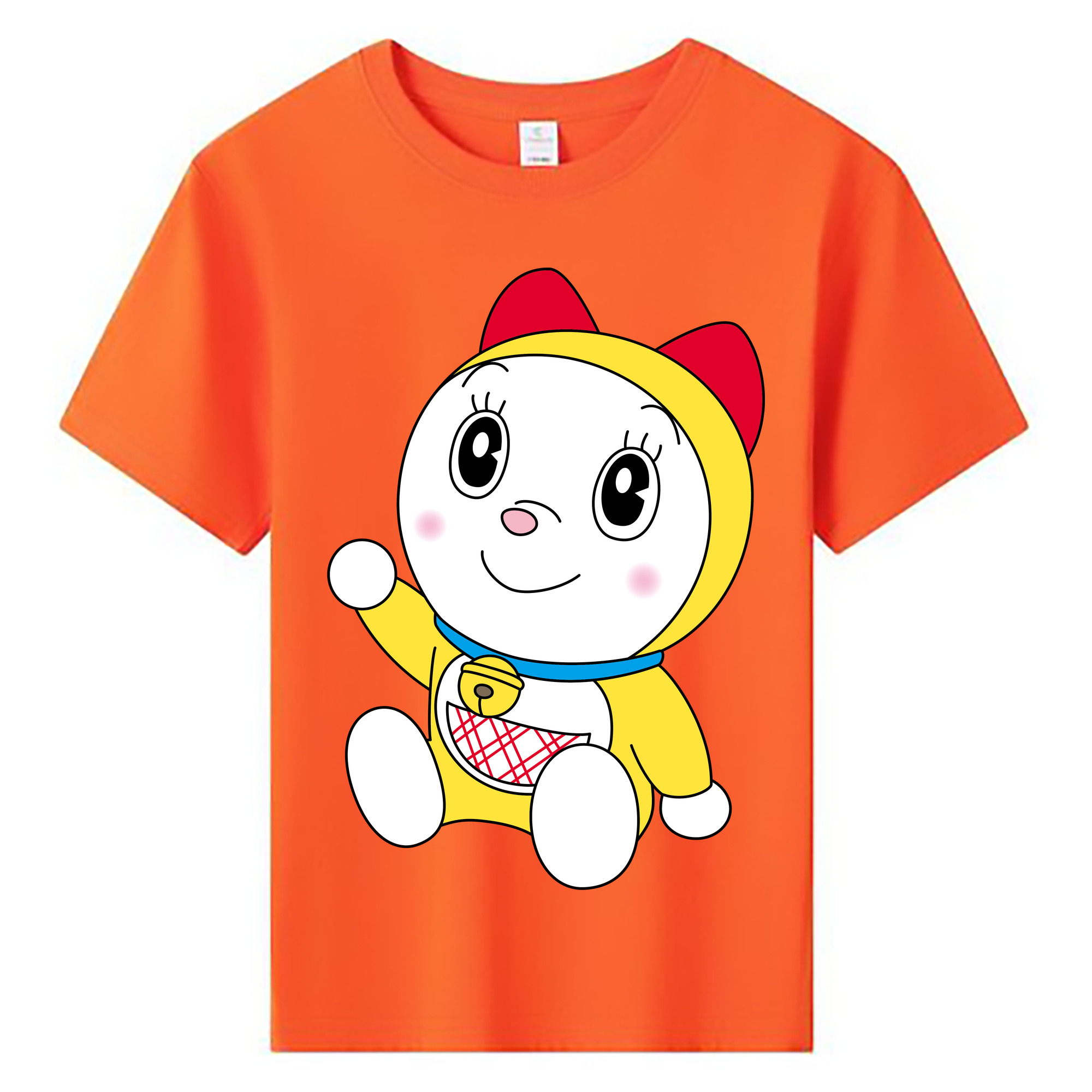 （画像用） ドラえもん ドラミ Doraemon Dorami 綿100％キッズTシャツ（フロントプリント）
