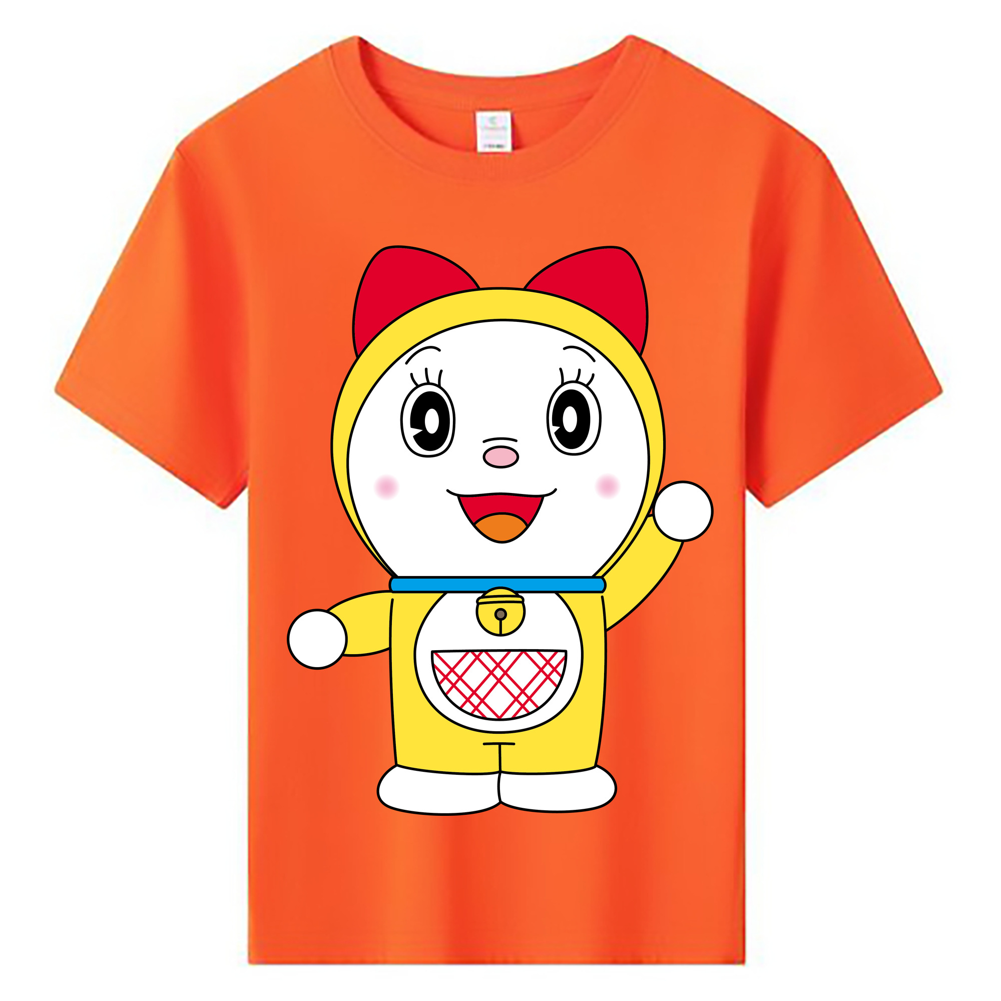 （画像用） ドラえもん ドラミ Doraemon Dorami 綿100％キッズTシャツ（フロントプリント）