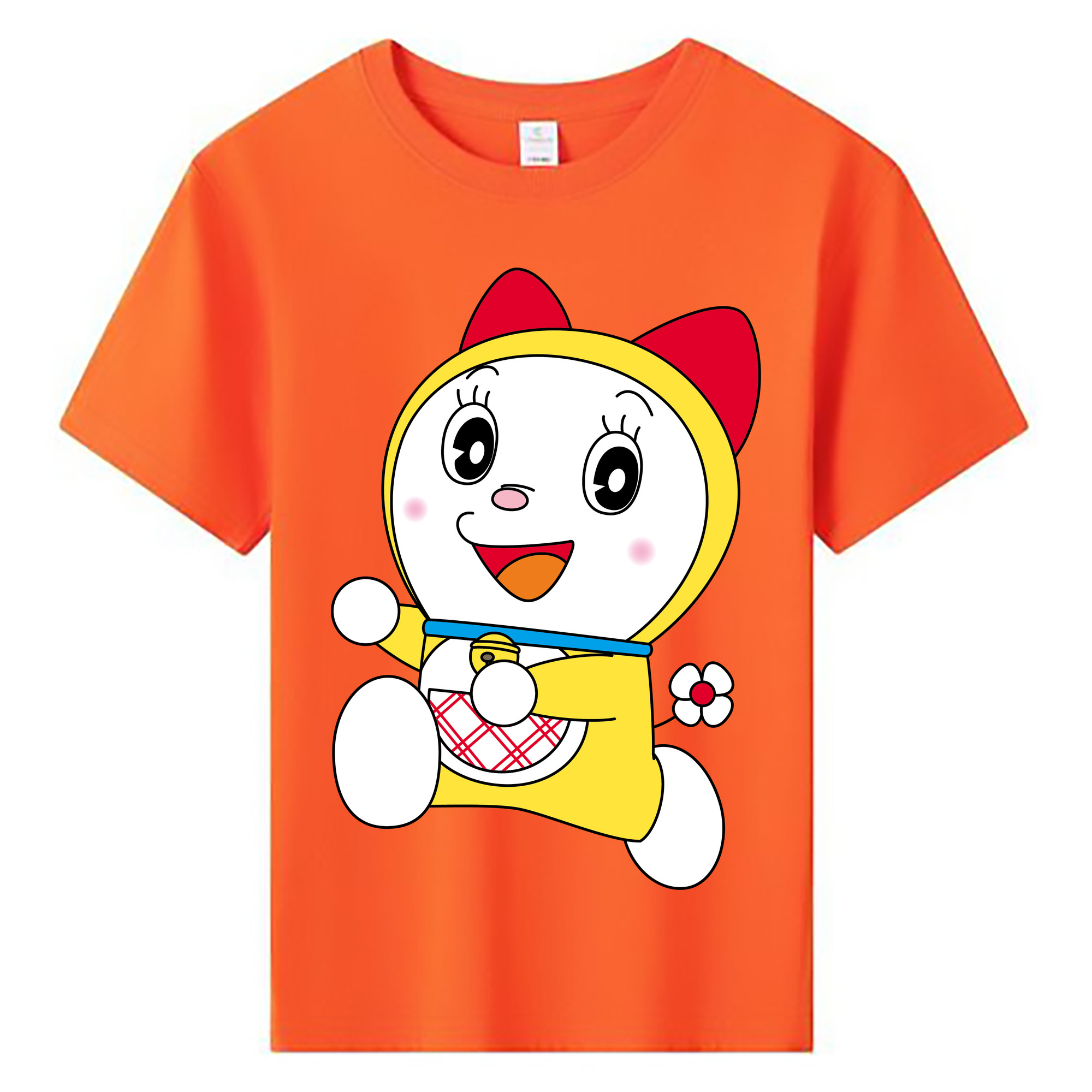 （画像用） ドラえもん ドラミ Doraemon Dorami 綿100％キッズTシャツ（フロントプリント）