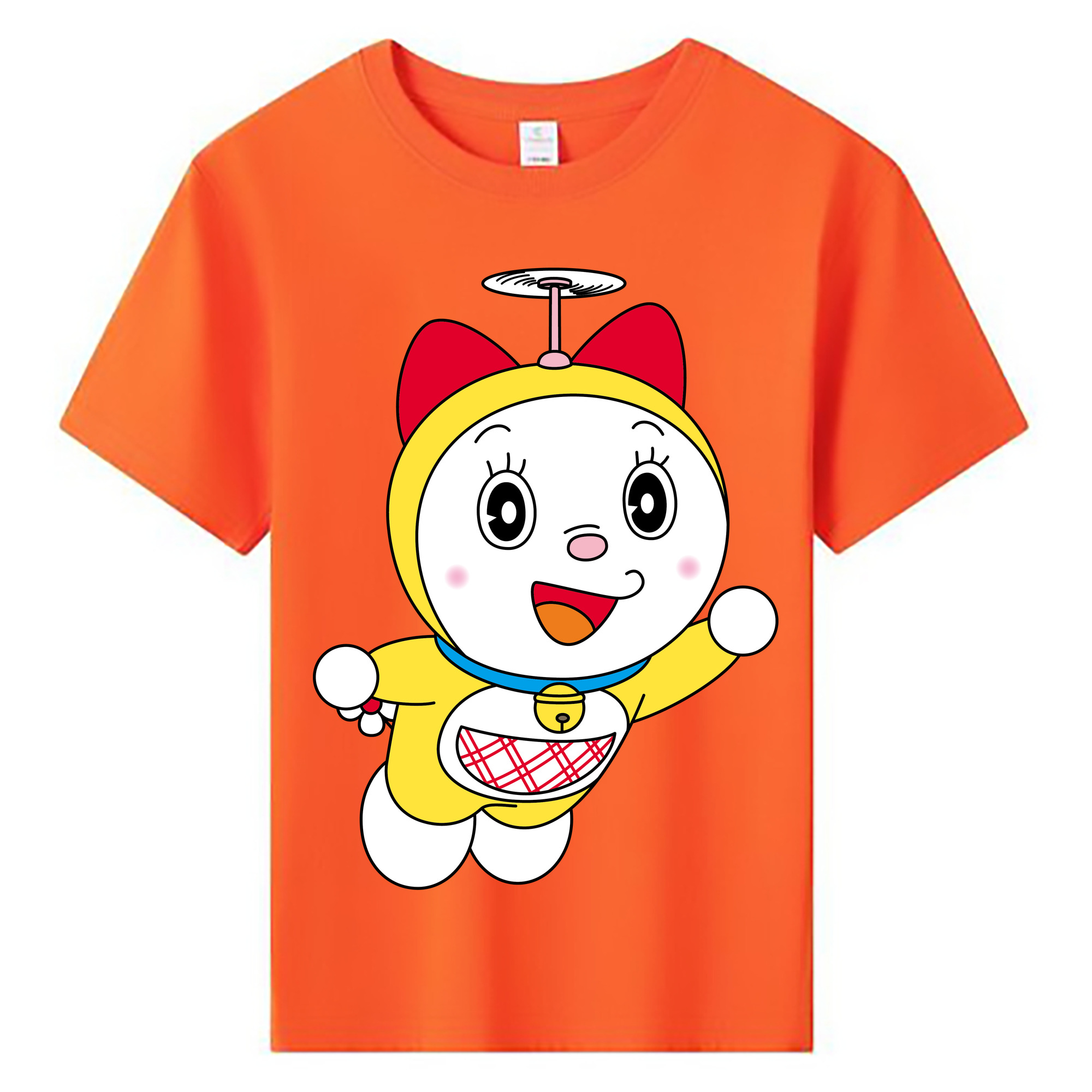 （画像用） ドラえもん ドラミ Doraemon Dorami 綿100％キッズTシャツ（フロントプリント）