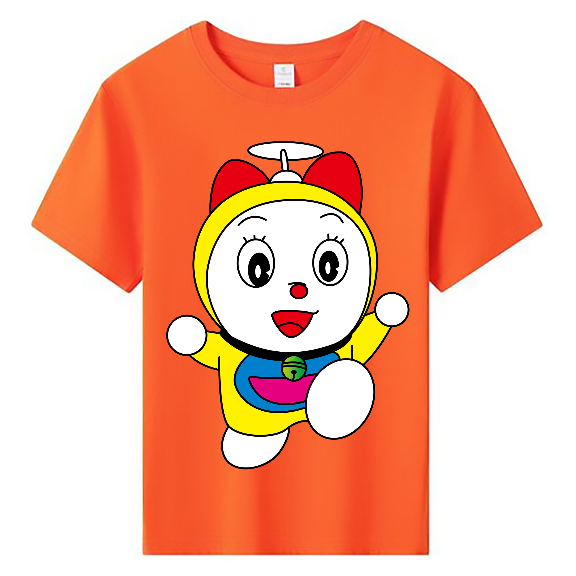（画像用） ドラえもん ドラミ Doraemon Dorami 綿100％キッズTシャツ（フロントプリント）
