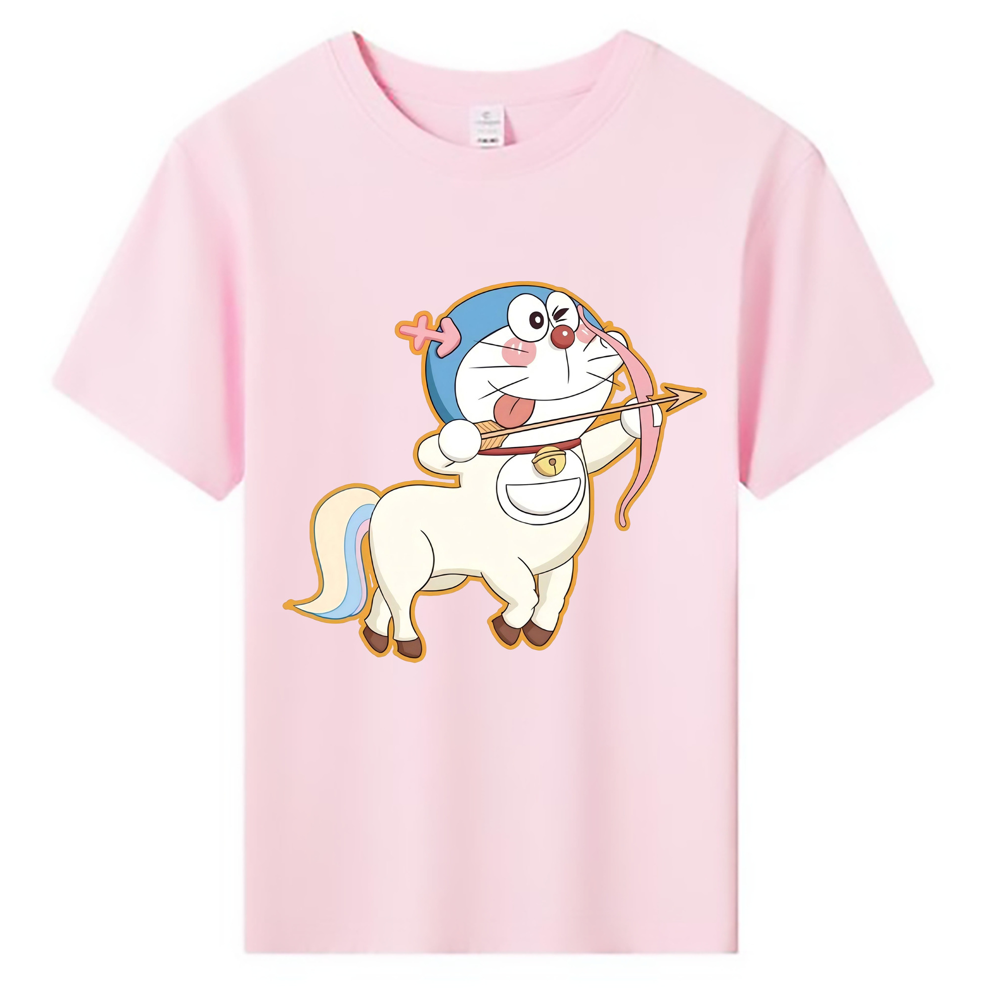 （画像用） ドラえもん Doraemon 綿100％キッズTシャツ（フロントプリント）
