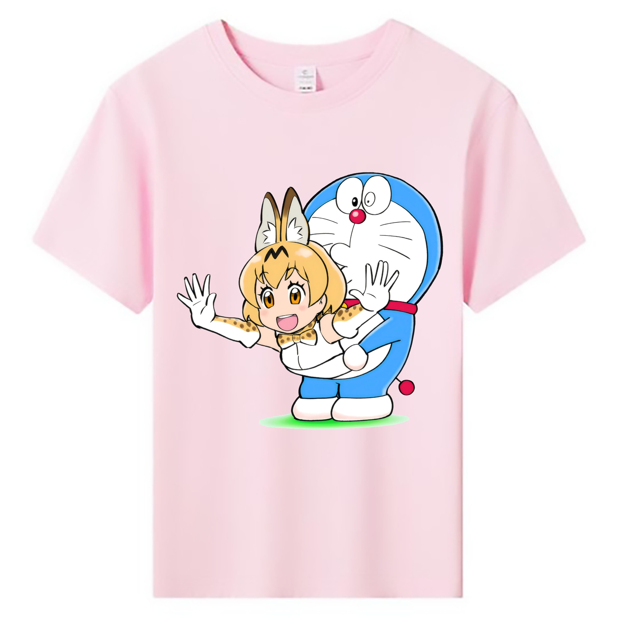 （画像用） ドラえもん Doraemon 綿100％キッズTシャツ（フロントプリント）