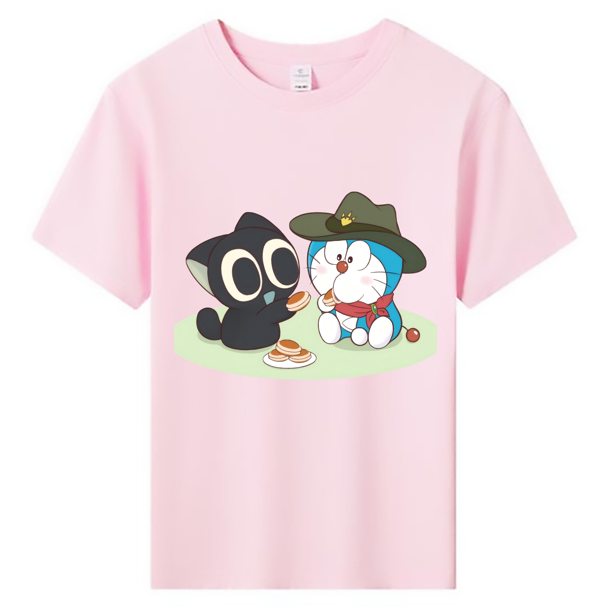 （画像用） ドラえもん Doraemon 綿100％キッズTシャツ（フロントプリント）