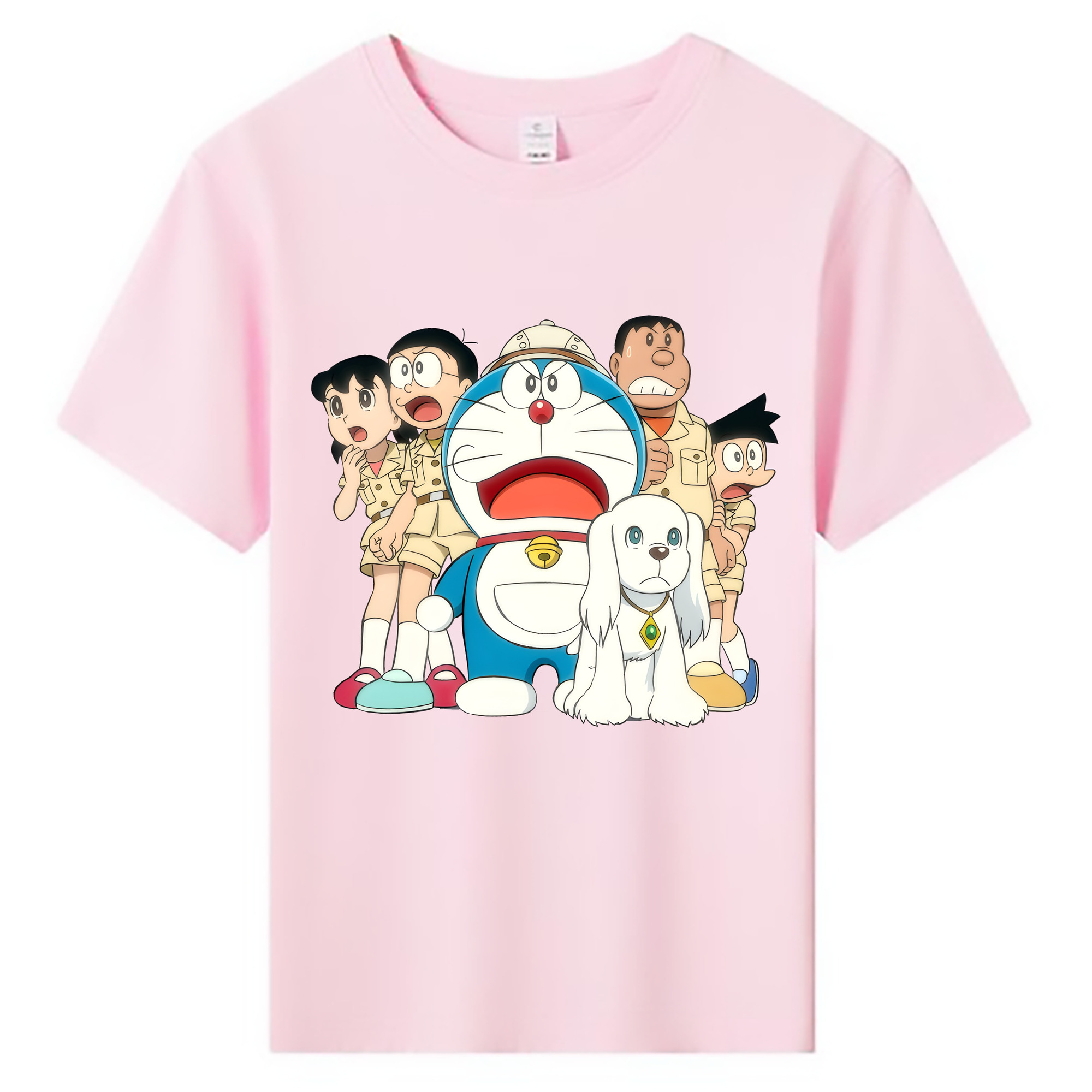 （画像用） ドラえもん Doraemon 綿100％キッズTシャツ（フロントプリント）