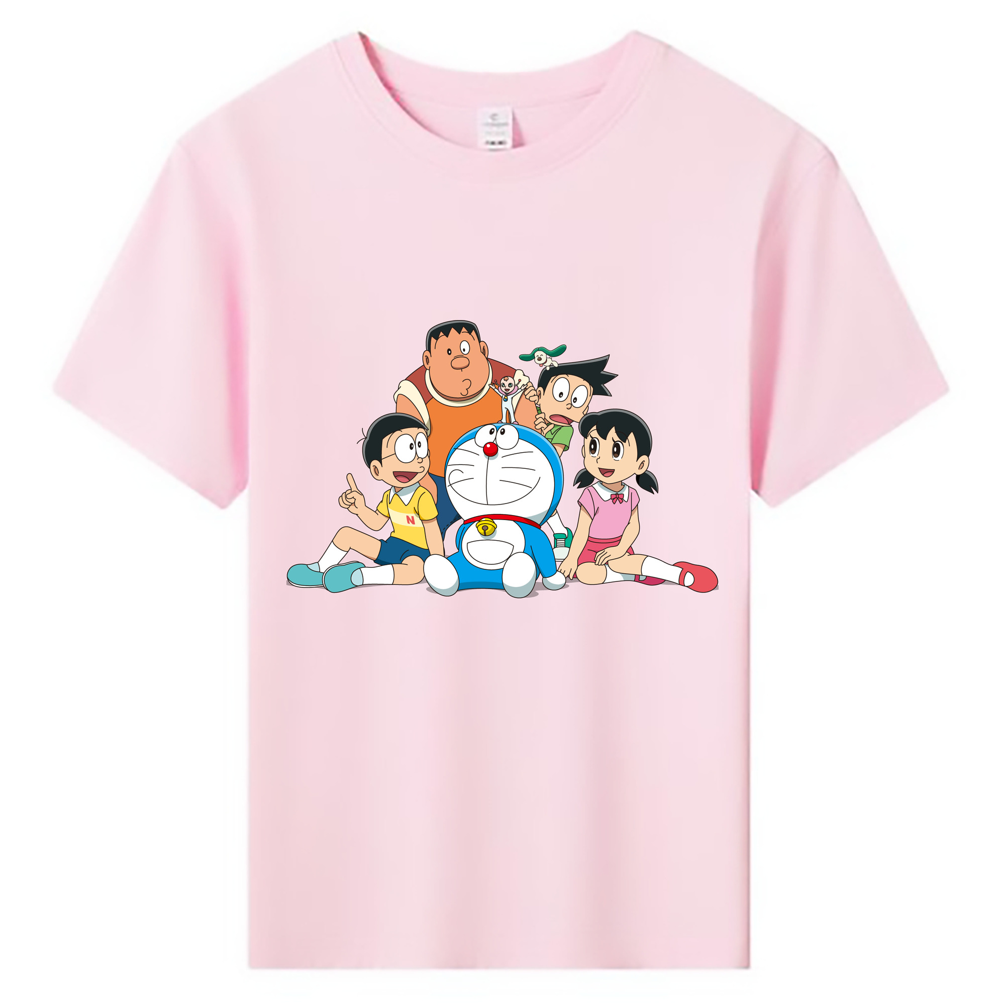 （画像用） ドラえもん Doraemon 綿100％キッズTシャツ（フロントプリント）