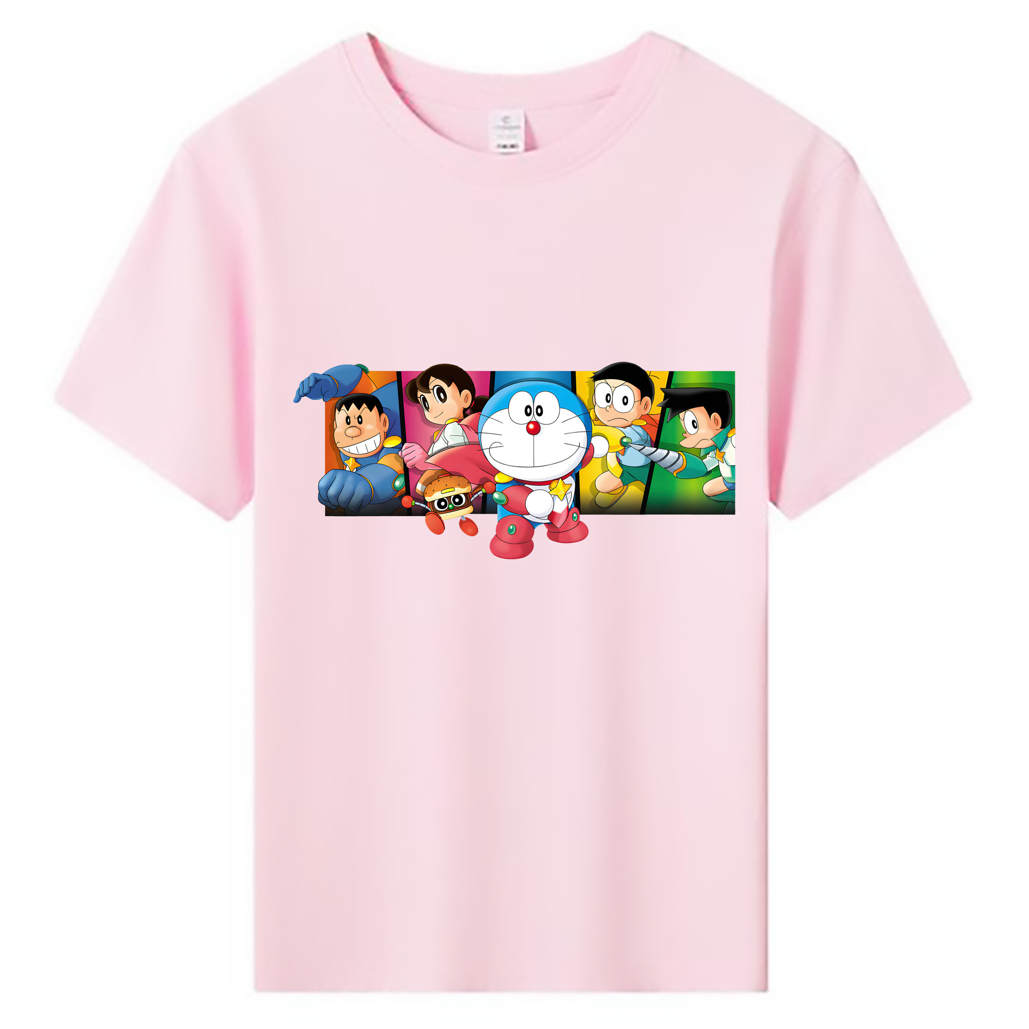 （画像用） ドラえもん Doraemon 綿100％キッズTシャツ（フロントプリント）